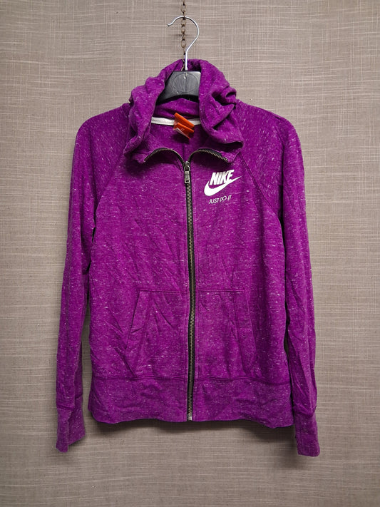 Nike Girls Purple Full Zip Hoodie Age 10-12 Years
