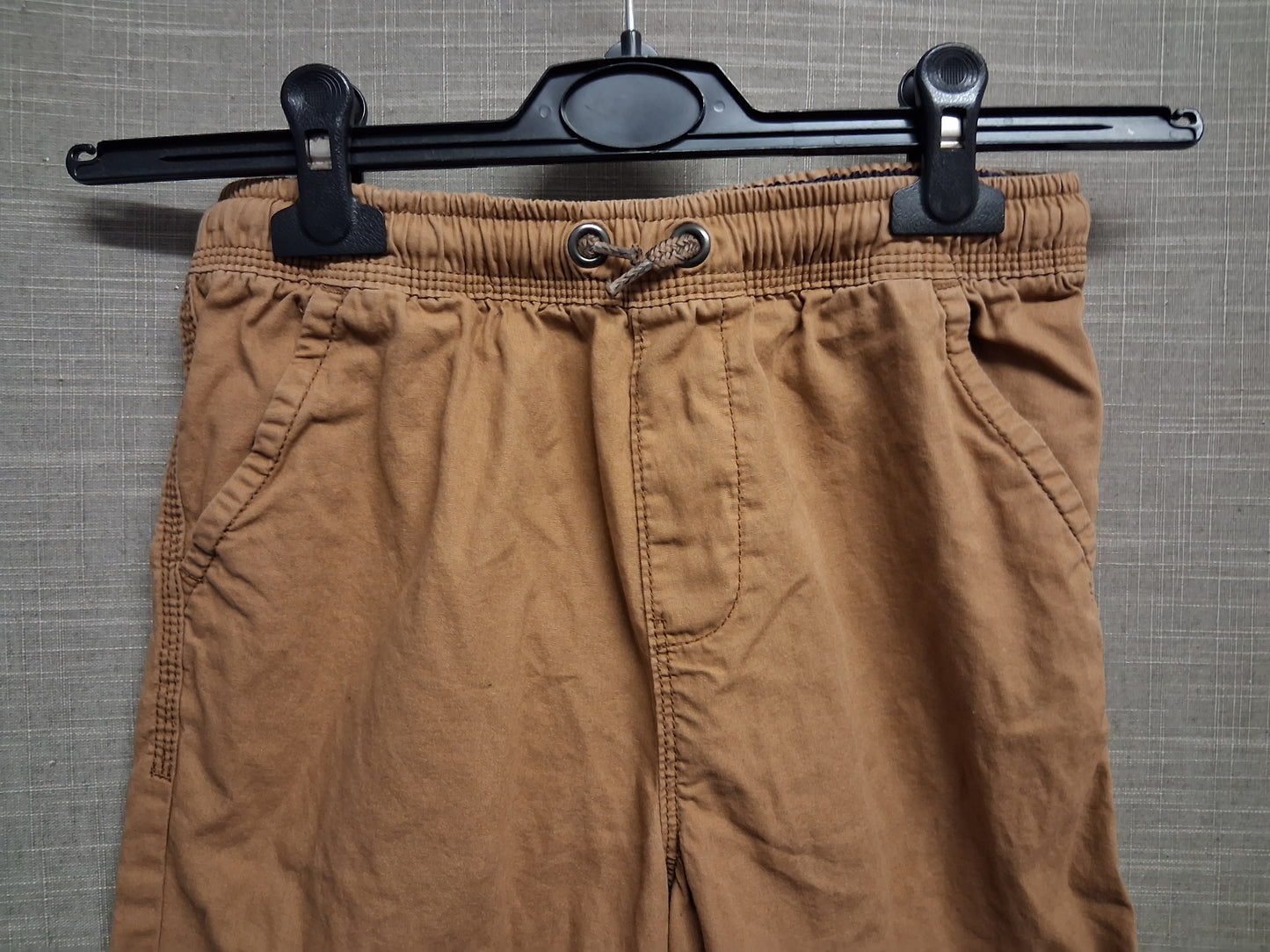 George Boys Brown Chino Shorts Elastic Waist Age 11-12 Years