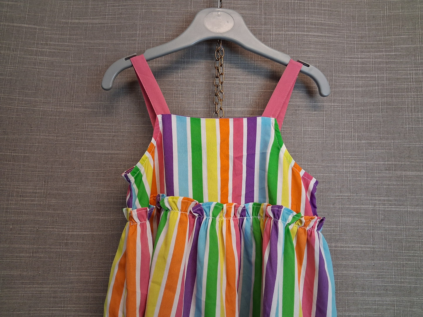 Matalan Girls Multicolour Striped Sundress Age 3-4 Years