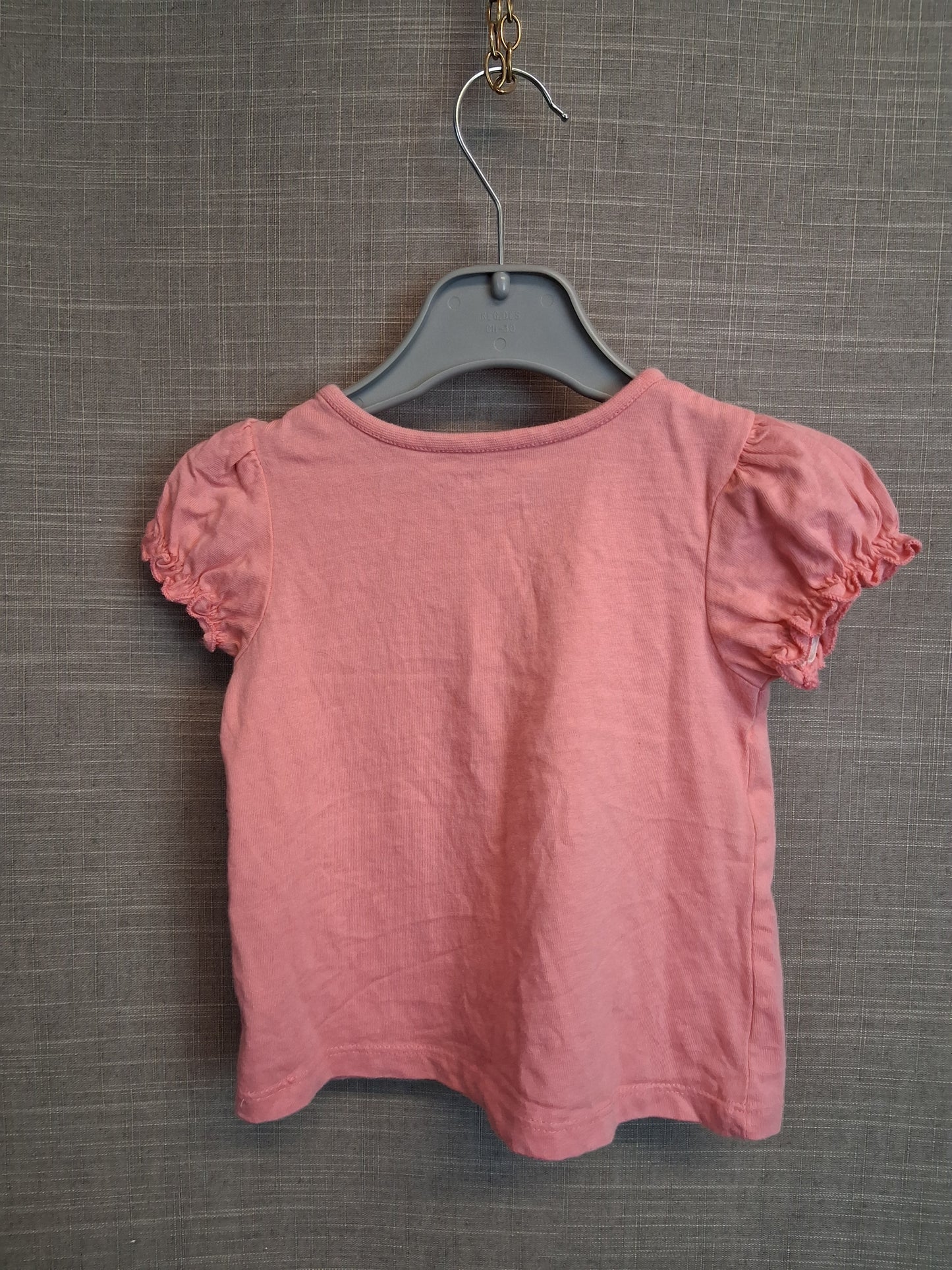 Nutmeg Pink Bunny T-Shirt Age 6-9 Months
