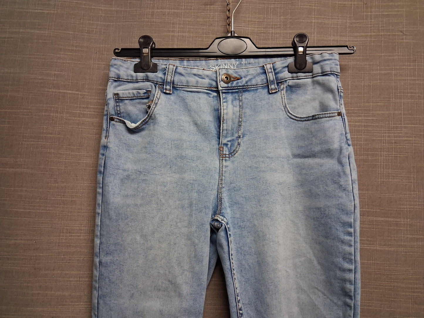 Primark Boys Blue Skinny Jeans Age 14-15 Years Lightwash