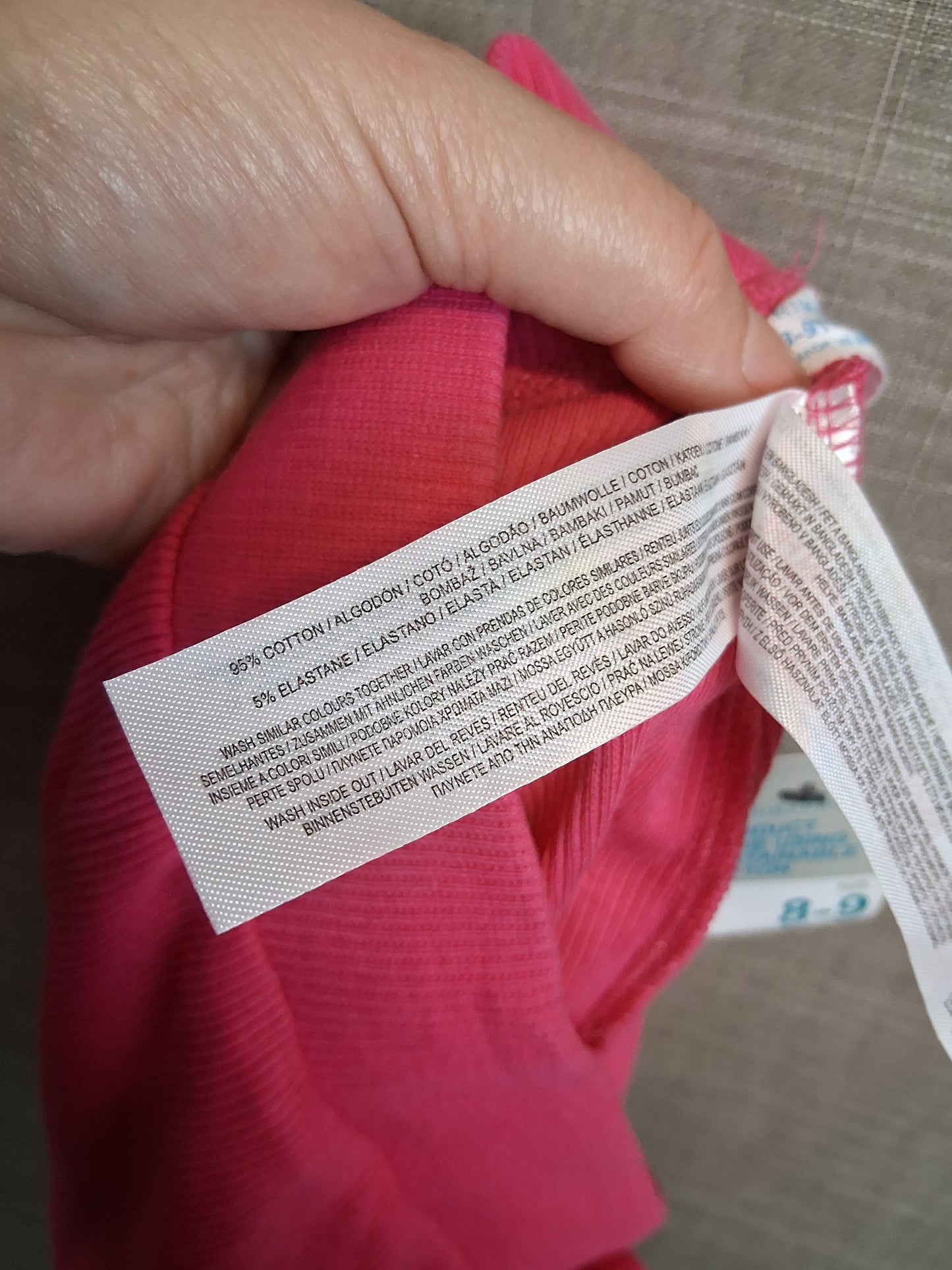 Primark Girls Pink Jersey Shorts Age 8-9 Years New