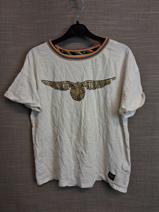Marks & Spencer Harry Potter Girls Ivory T-Shirt Age 11-12 Years