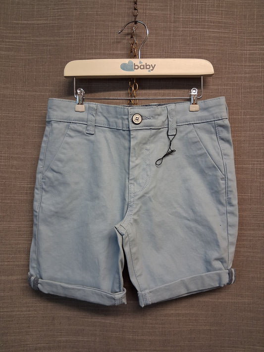 Primark Boys Blue Chino Style Shorts Age 5-6 Years