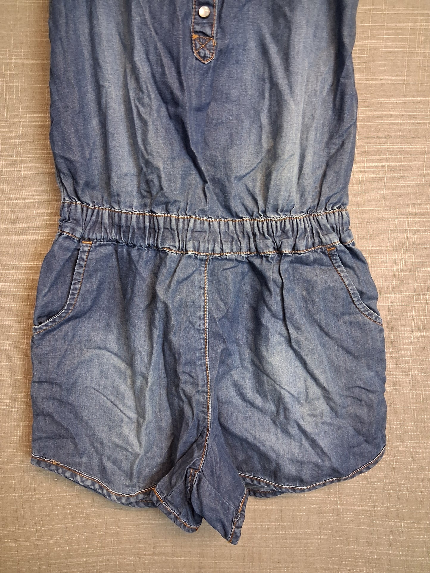 George Girls Denim Playsuit Age 10-11 Years