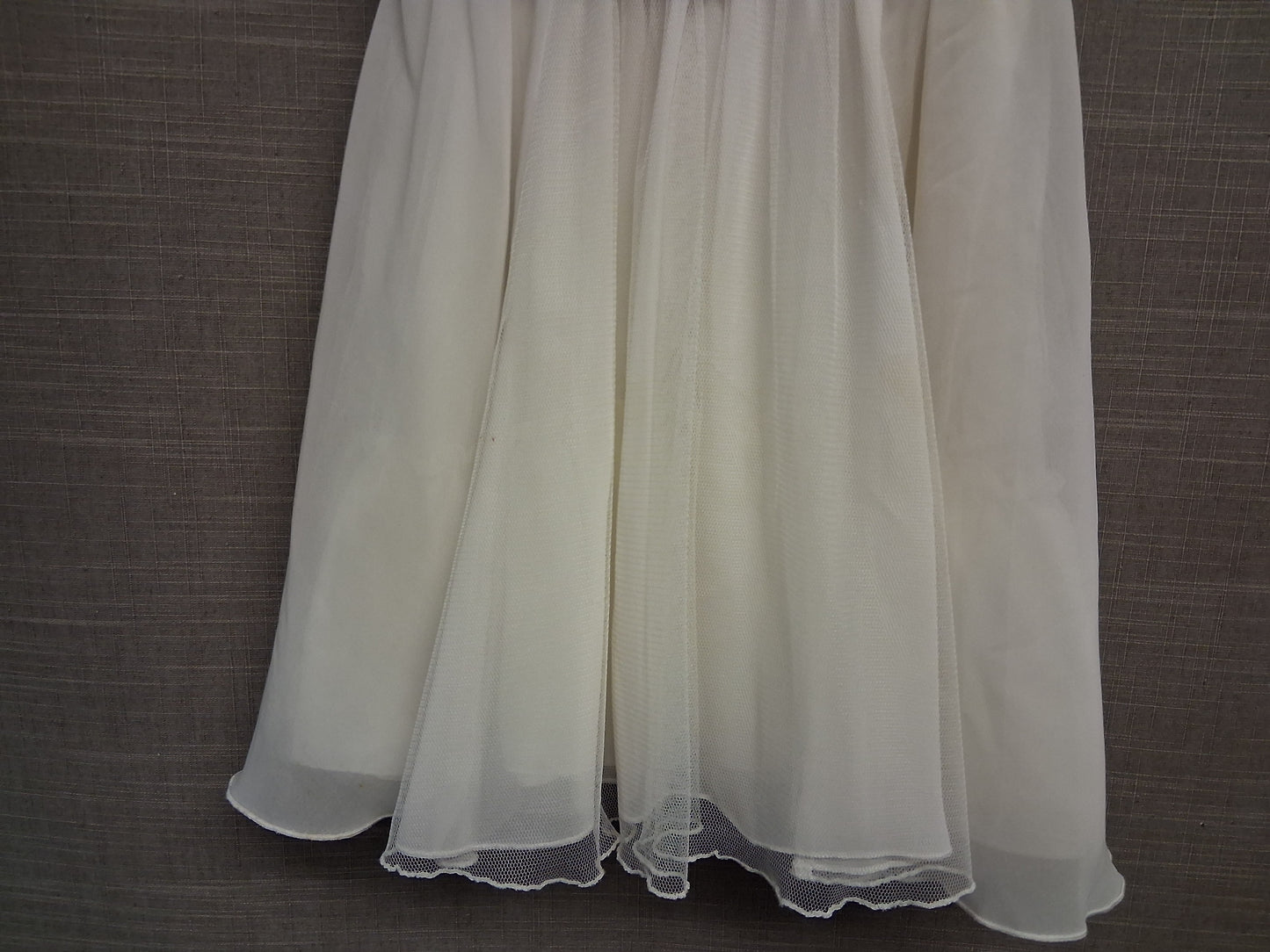 Autograph Marks And Spencer Ivory Special Occasion Dress Age 12-18 Months Sequin Trim