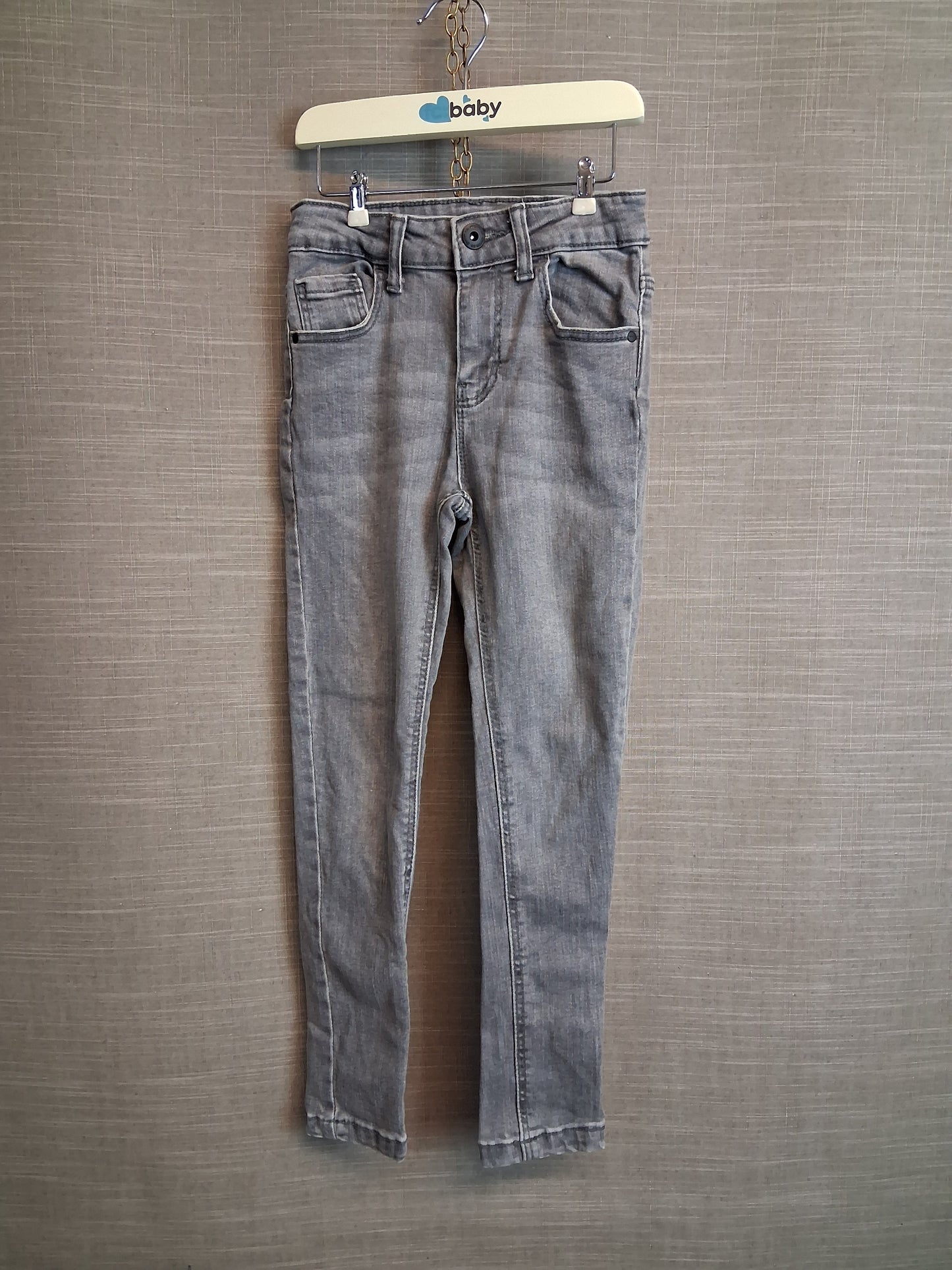 Primark Boys Grey Skinny Denim Jeans Age 6-7 Years