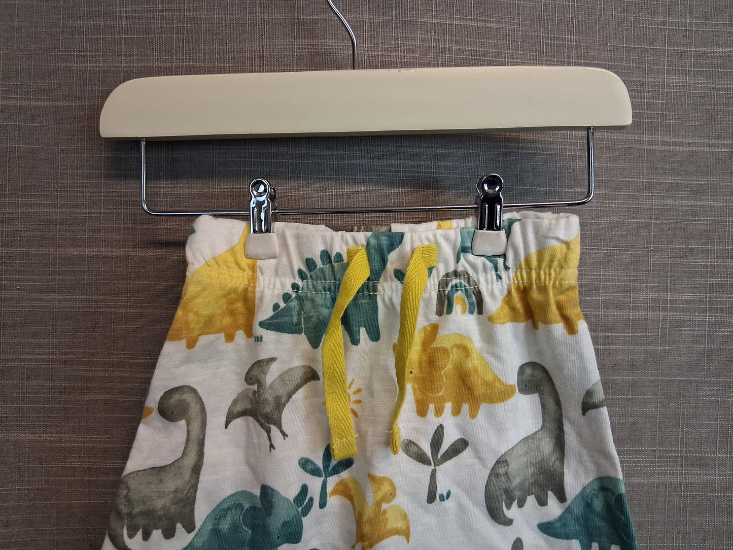 George Boys Twin Pack of Shorts Age 0-3 Months Dinosaur Theme