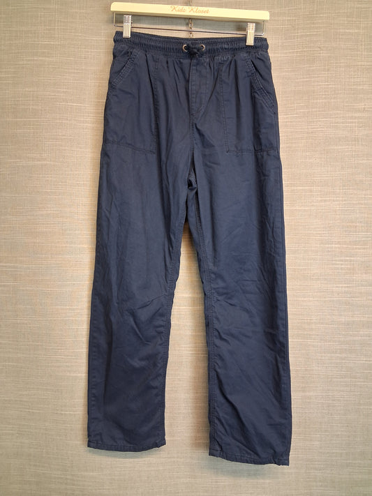 Next Boys Navy Lined Chino Trousers Age 14 Years