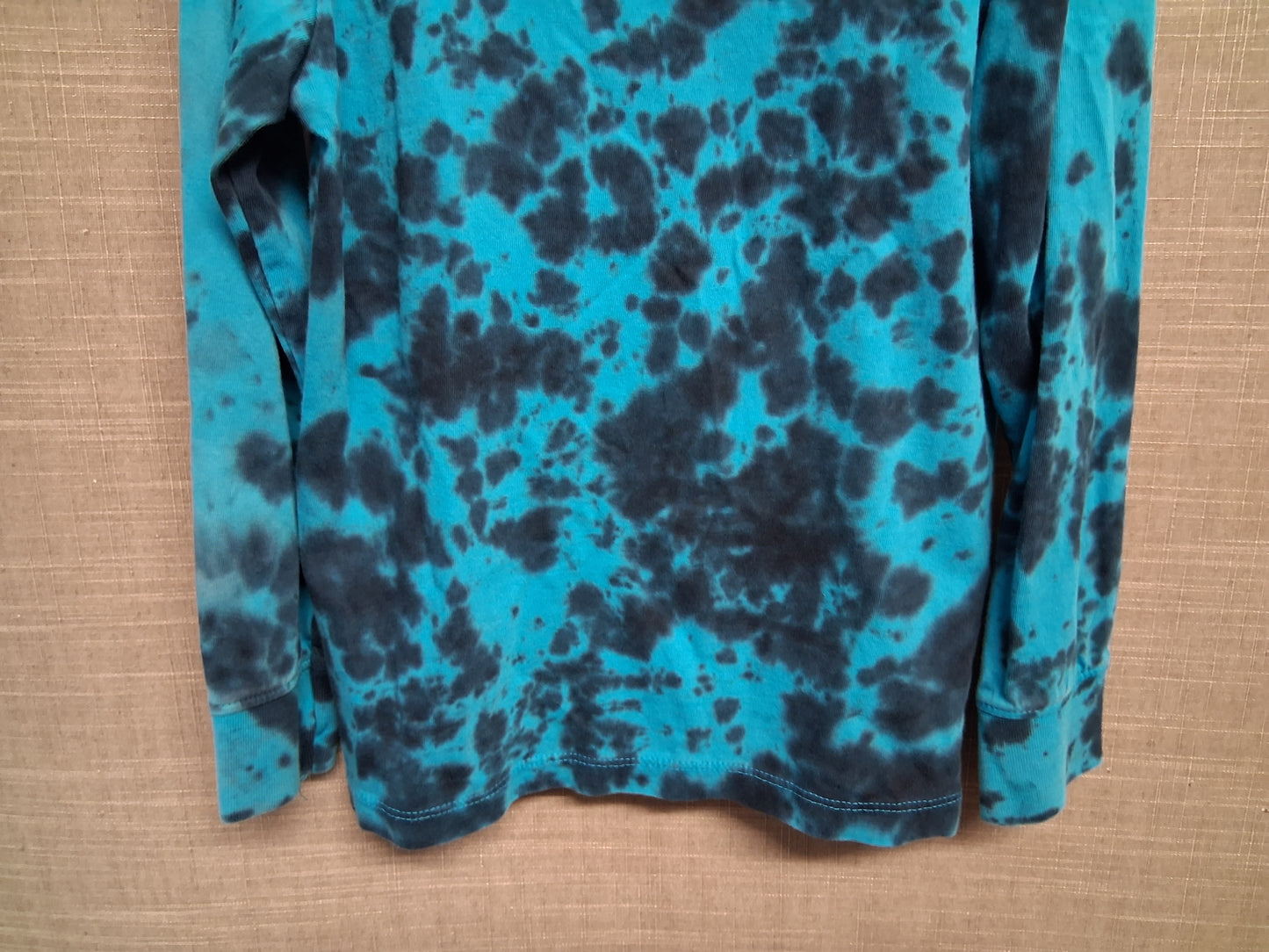 Next Boys Blue Tie Dye Long Sleeve T-Shirt Yeah! Age 4-5 Years