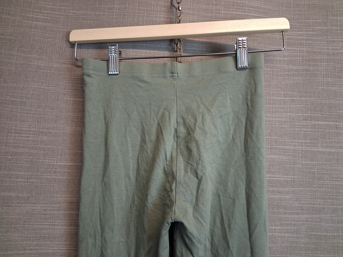 George Girls Green Leggings Lace Hem Age 11-12 Years