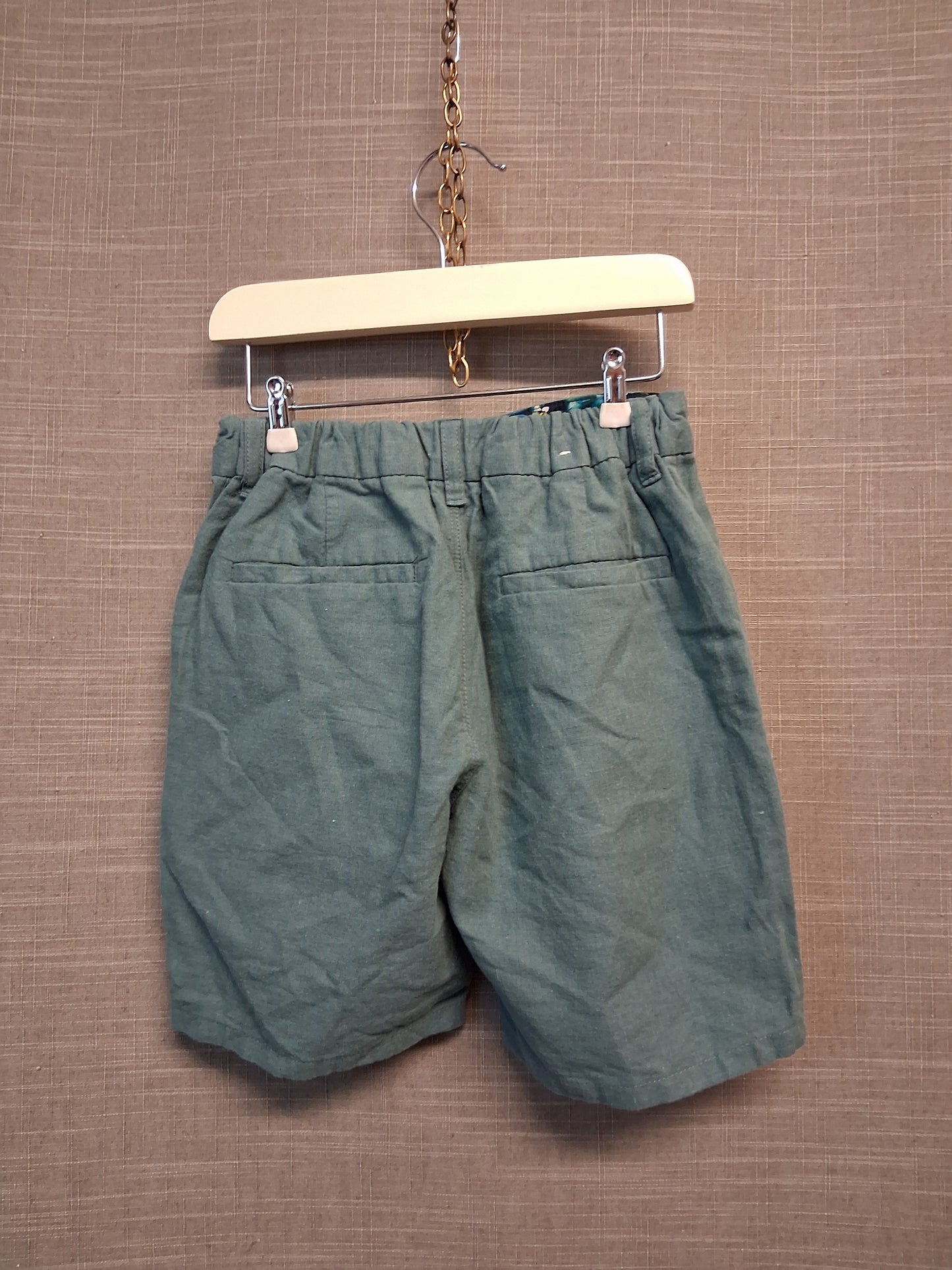 Next Boys Chino Style Linen Blend Shorts Age 5-6 Years