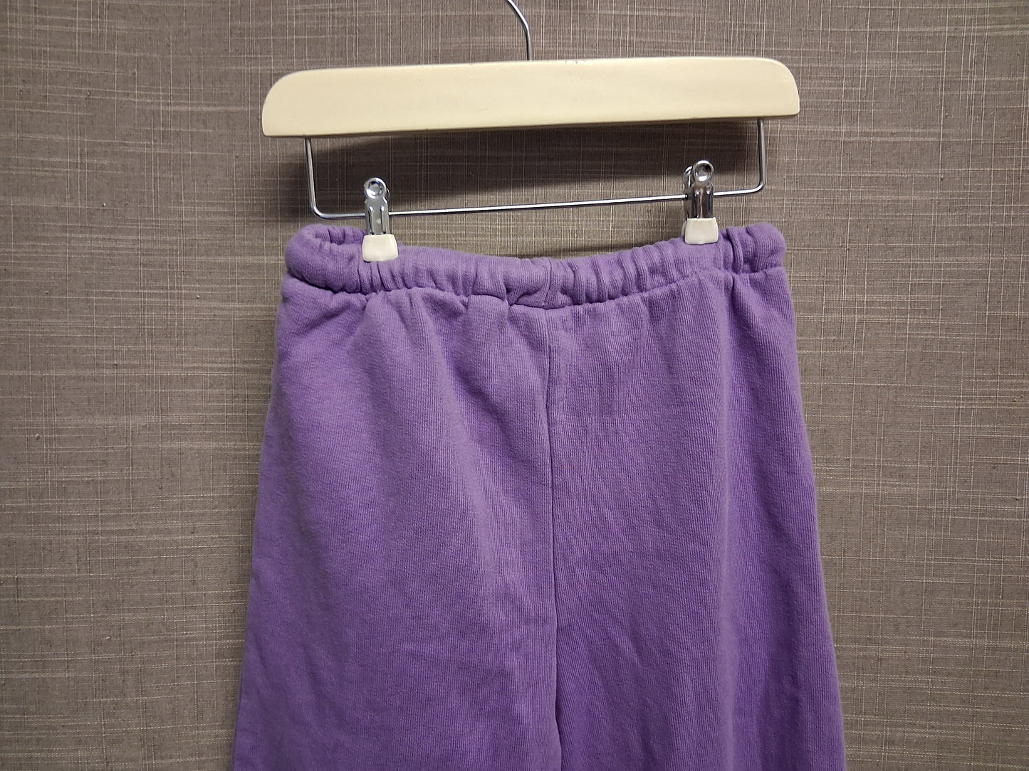 Next Girls Purple Joggers Elastic Waist Soft Elastic Drawstring Waist Age 3-4 Years