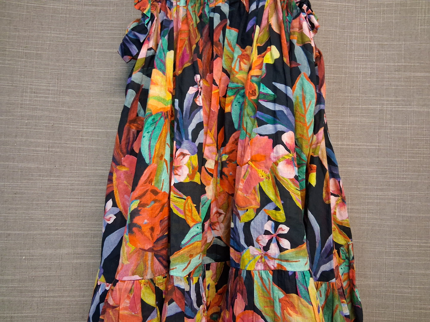 Next Girls Multicolour Floral Sleeveless A Line Dress Age 6 Years