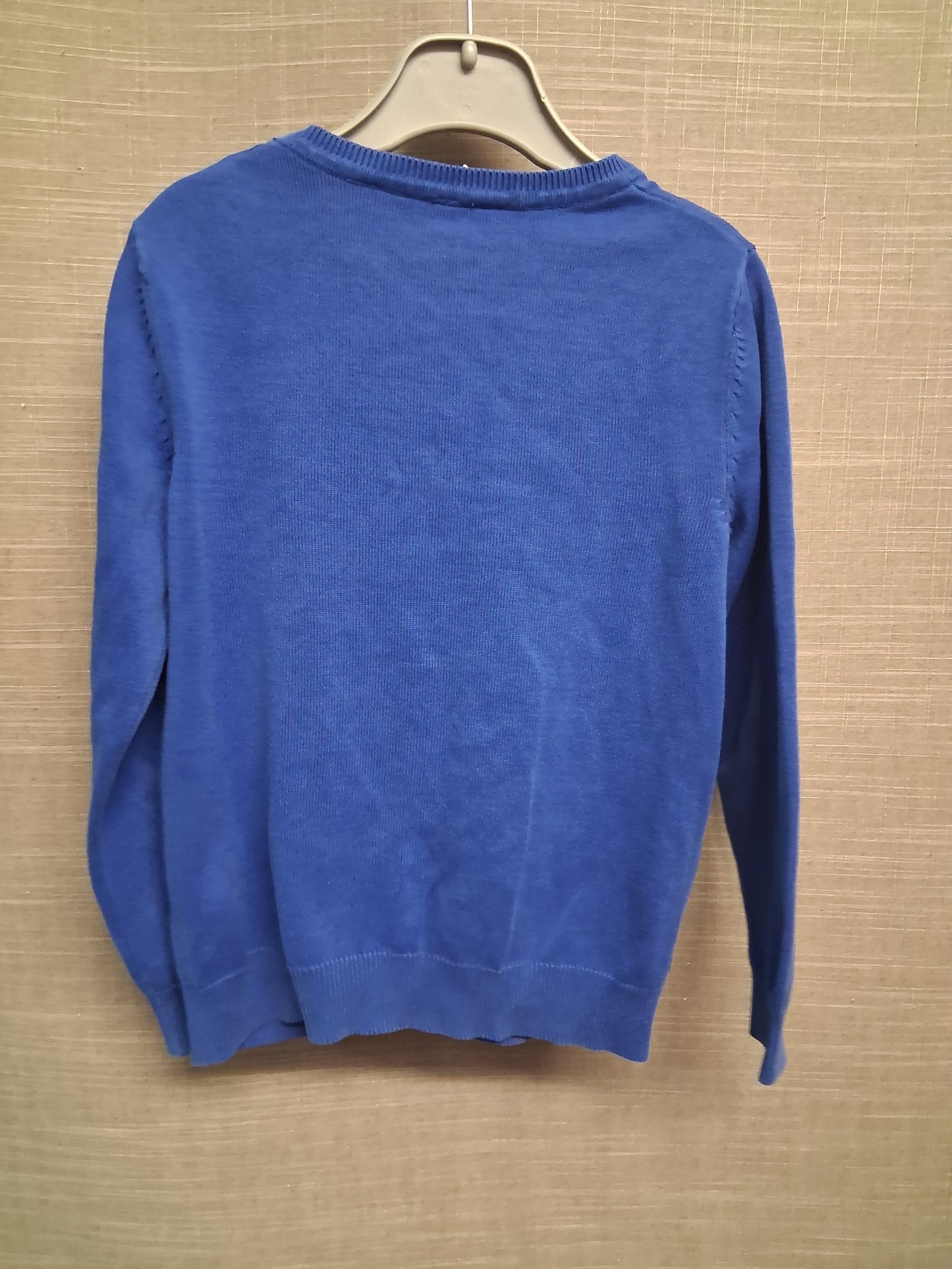 George Girls Blue V Neck School Cardigan Age 6-7 Years
