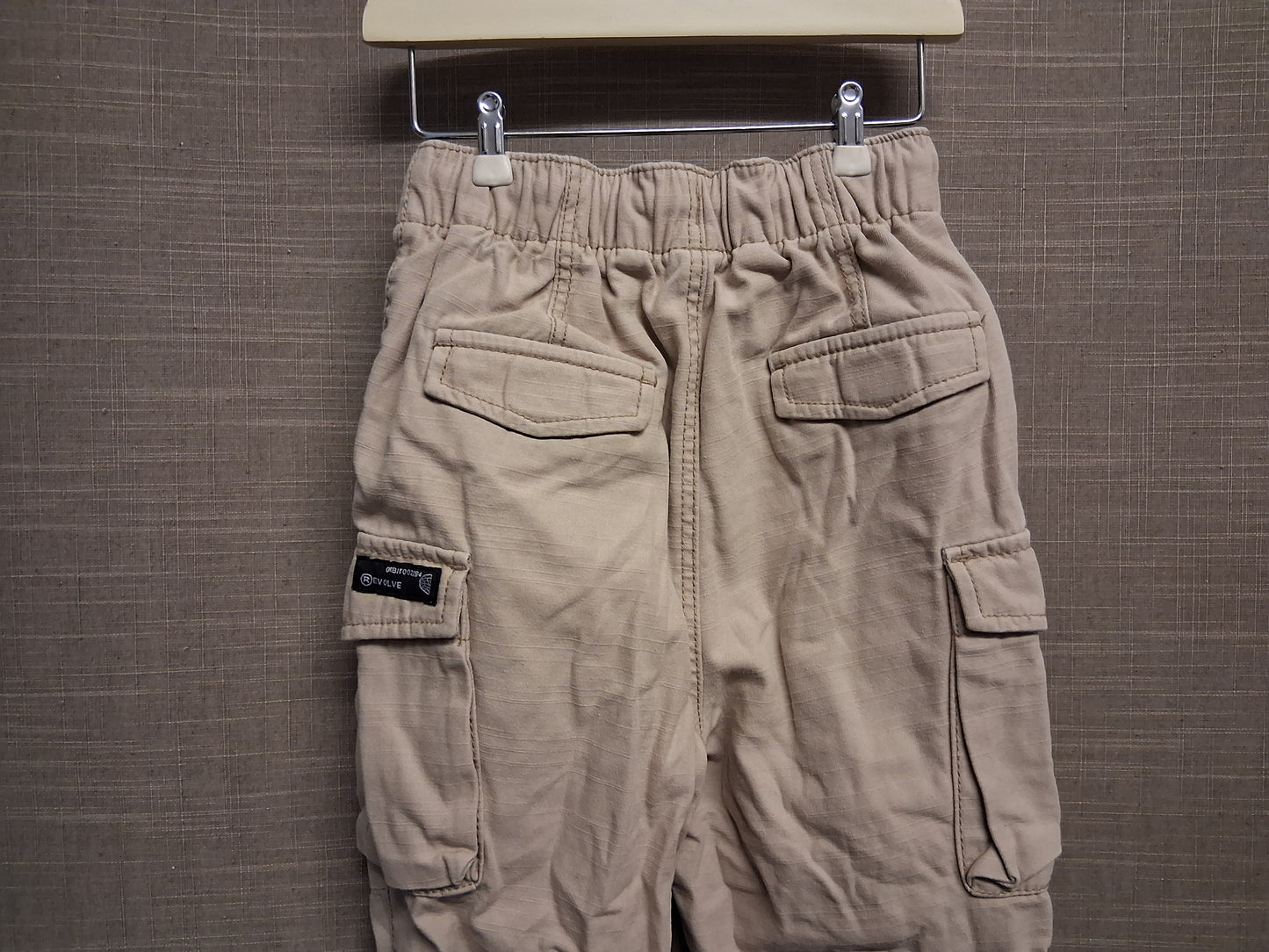 TU Boys Beige Cargo Trousers 100% Cotton Age 3 Years