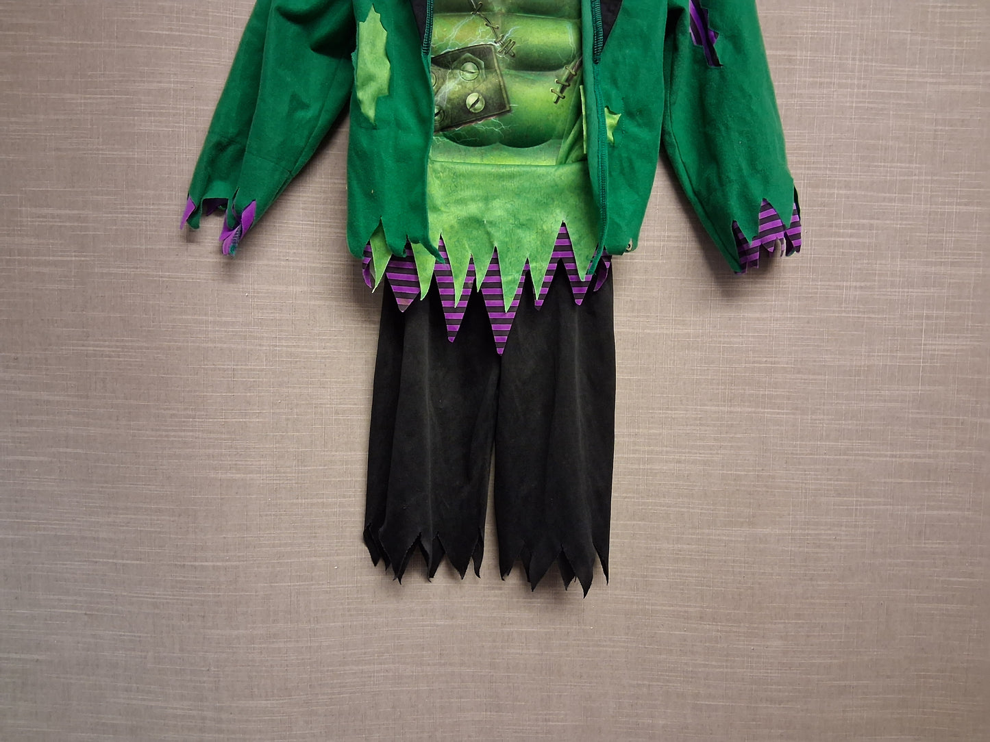 George Halloween Frankenstein Fancy Dress Outfit Inflatable Head Piece Age 3-4 Years