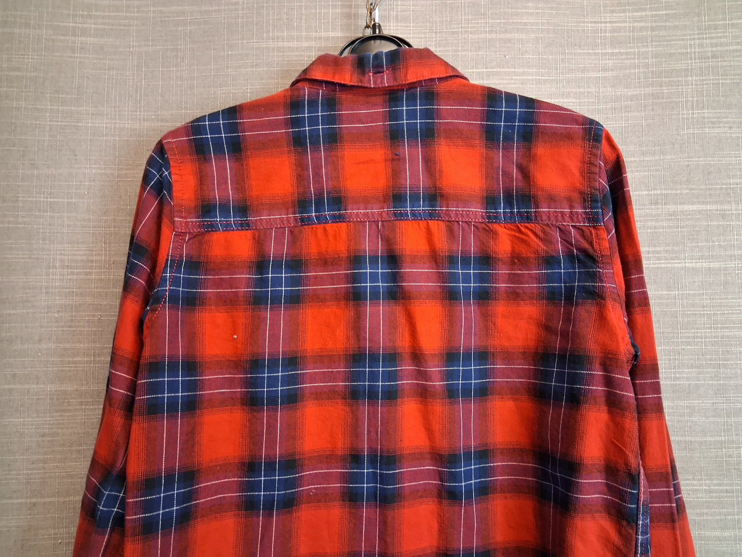 River Island Red Check Shirt Long Sleeve Age 9-10 Years