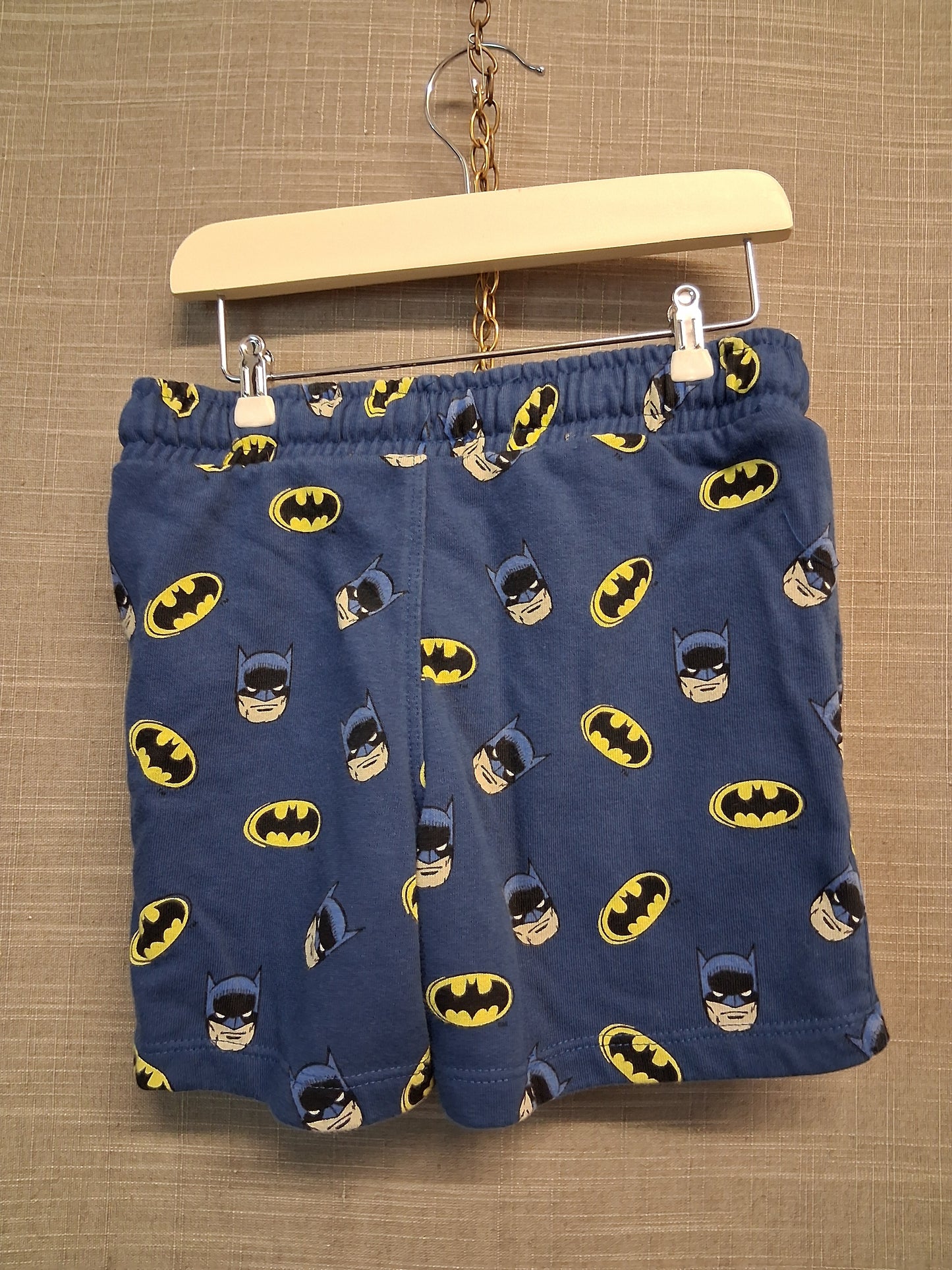 Marks And Spencer Blue Batman Jersey Shorts Age 4-5 Years