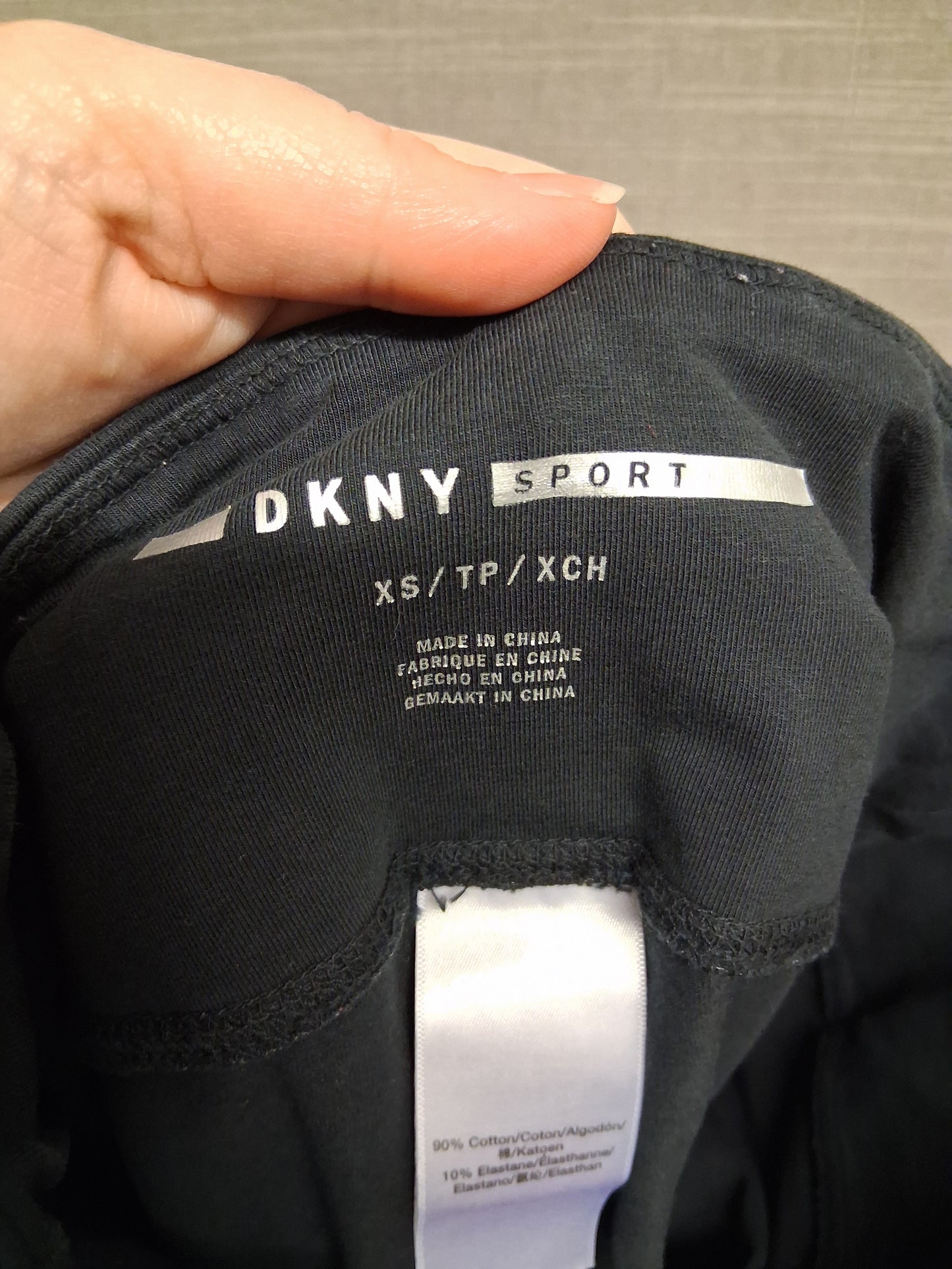 DKNY Sports Black Leggings Size XS Age 13 years