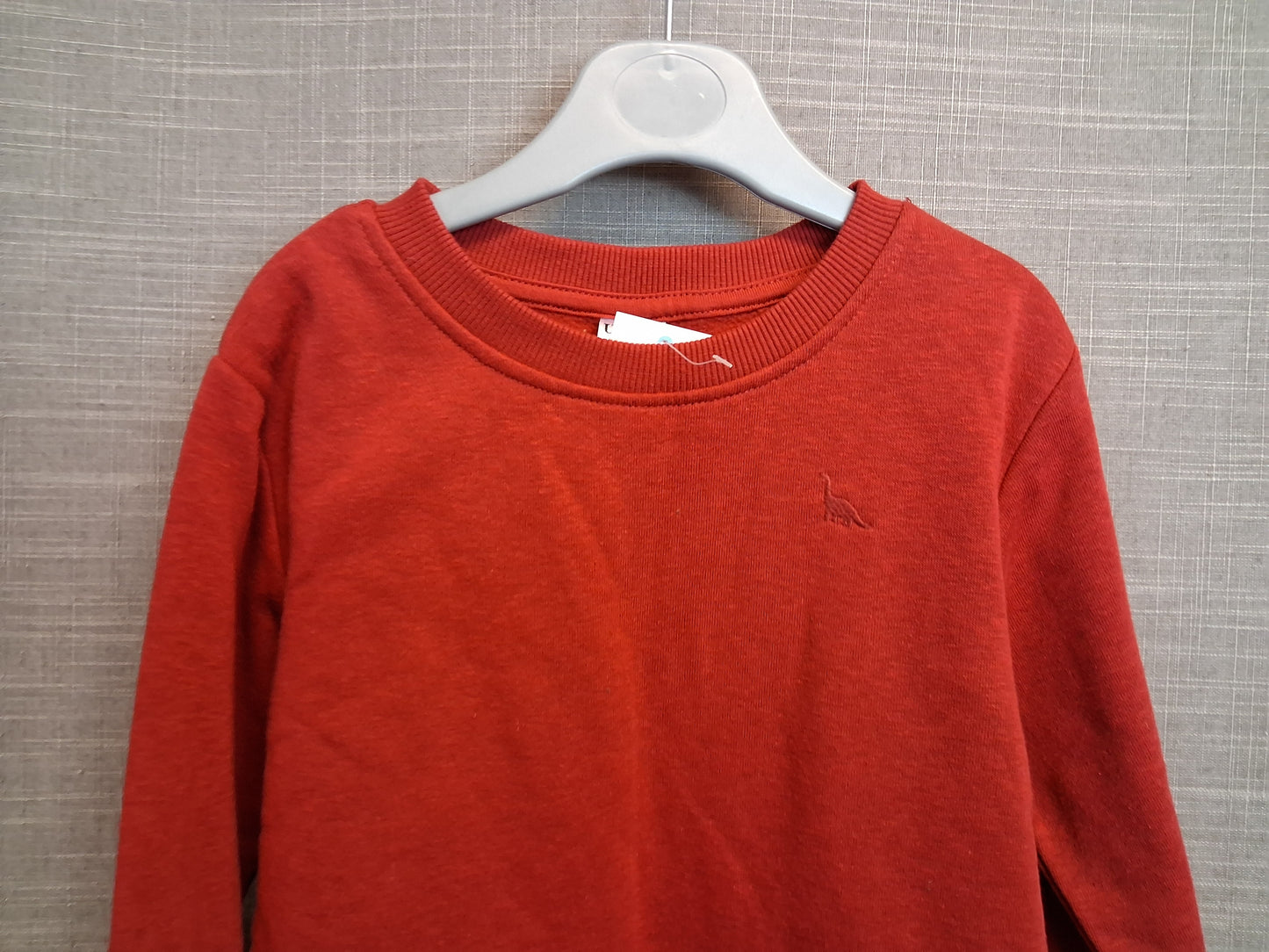 Peacock Boys Red Crew Neck Sweater Age 5-6 Years New