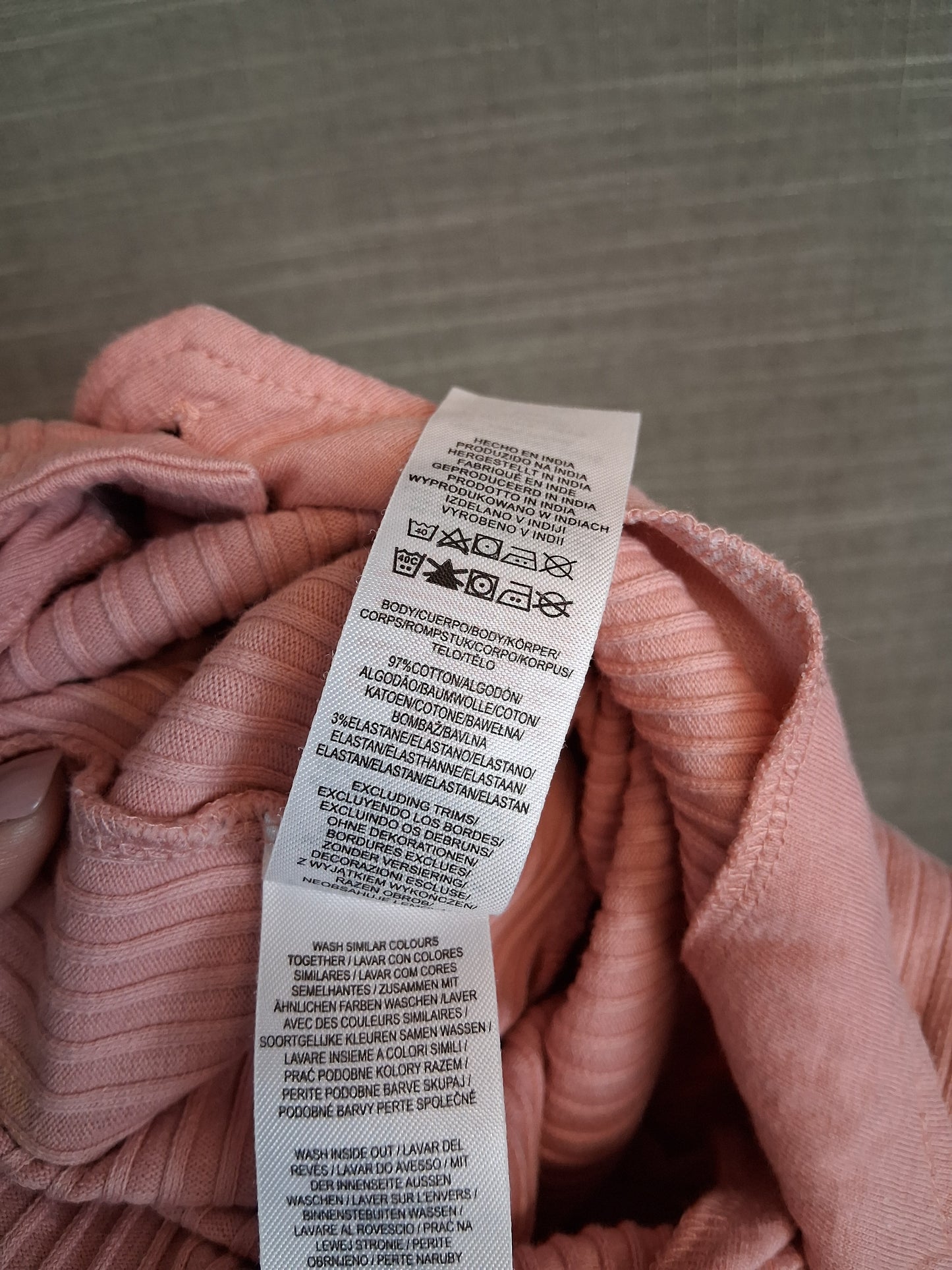 Primark Pink One Piece Dungarees Jersey Age 0-3 Months
