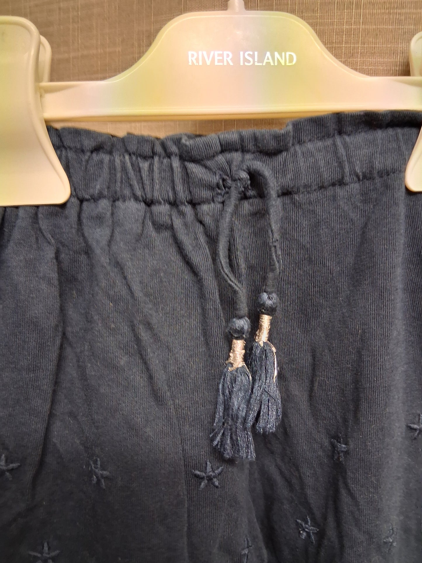 Next Girls Jersey Blue Shorts Age 2-3 Years 100% Cotton