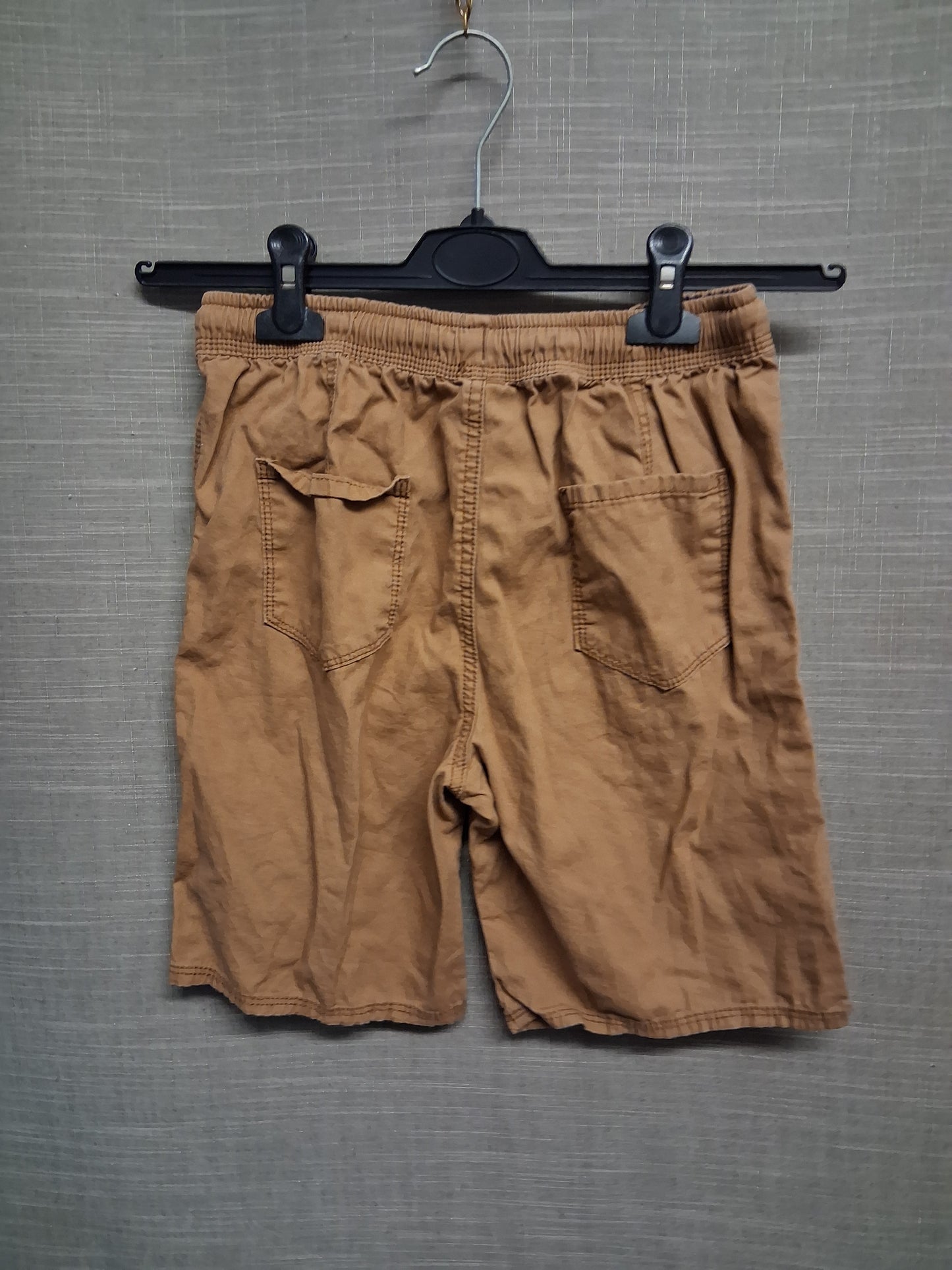 George Boys Brown Chino Shorts Elastic Waist Age 11-12 Years