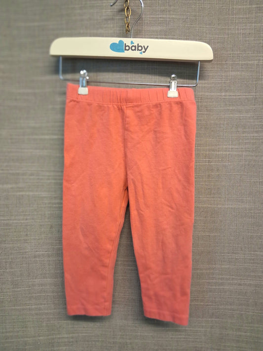 Mothercare Girls Pink Leggings Age 9-12 Months