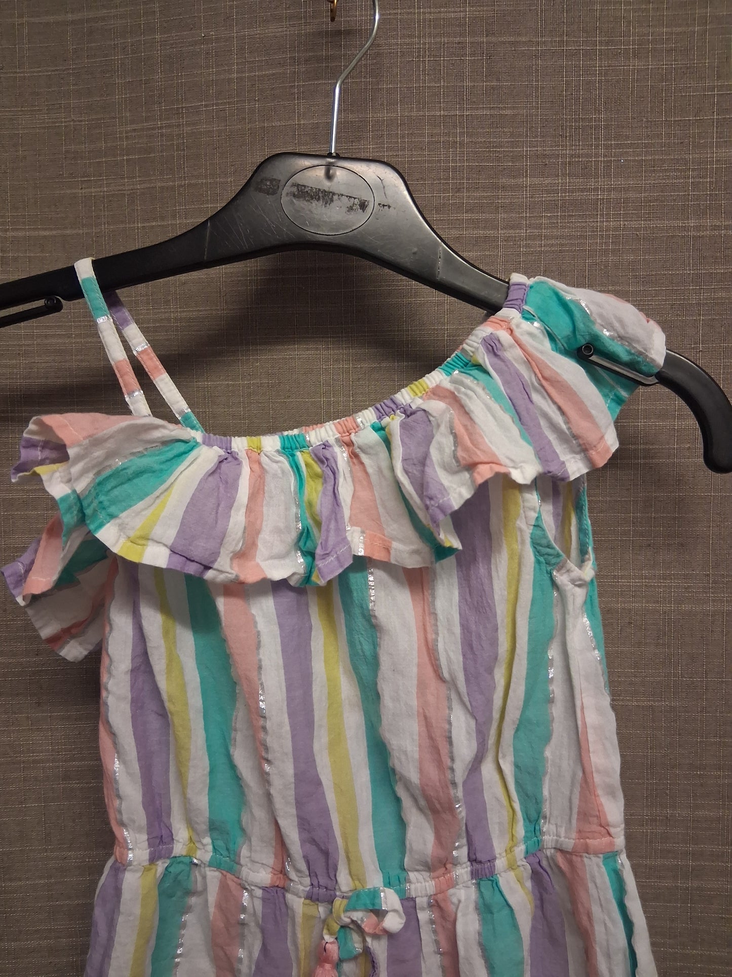 Minoti Girls Multicolour Striped Playsuit Age 4-5 Years