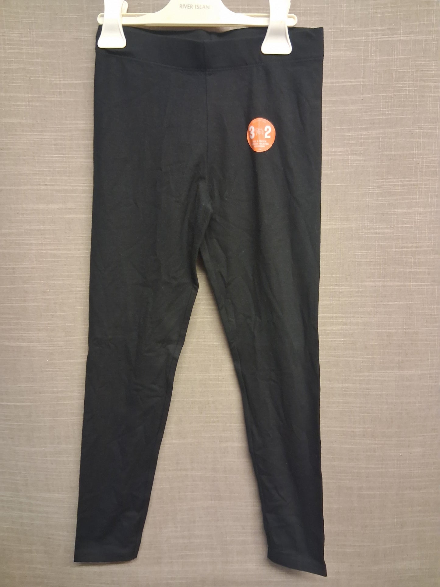 Marks and Spencer Black Leggings Age 8-9 Years New