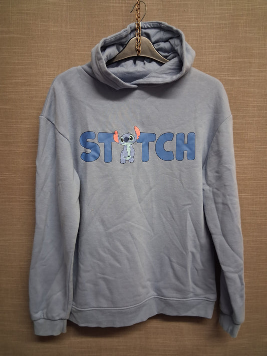 Primark Girls Blue Stitch Hoodie Sweater Age 14-15 Years