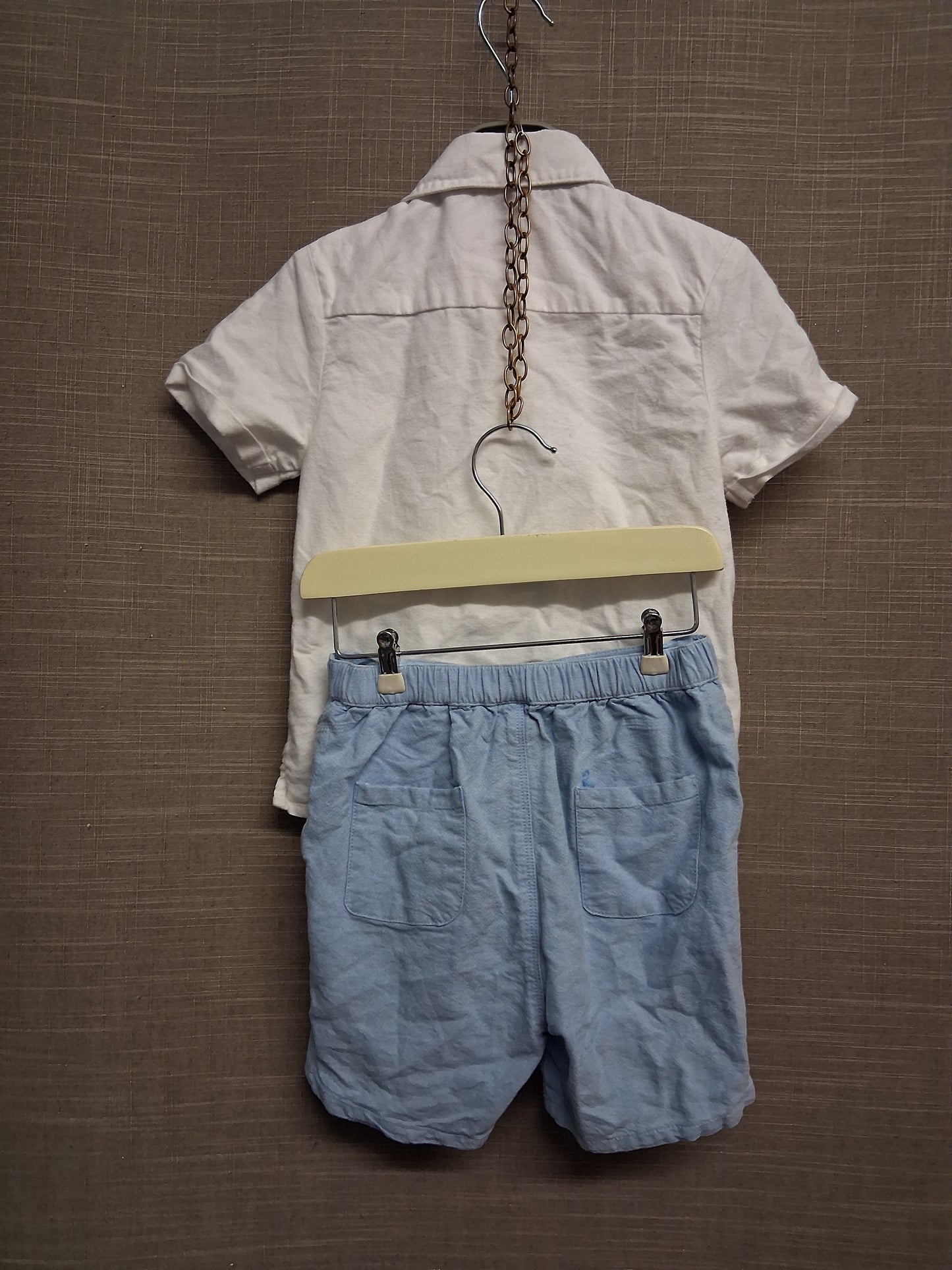 Marks & Spencer Peter Rabbit 2 Piece Outfit Short Sleeve Shirt & Shorts Age 2-3 Years