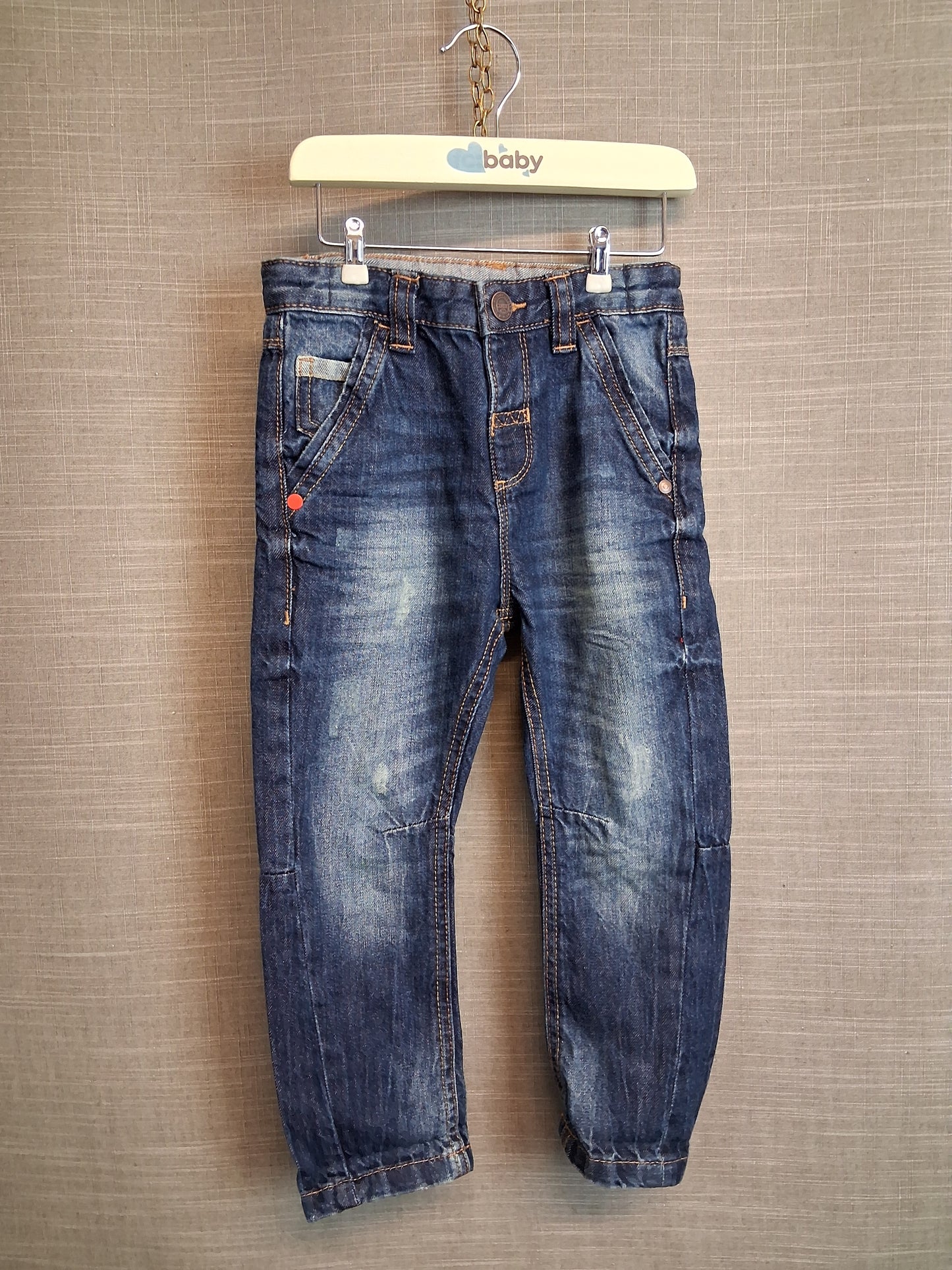 George Boys Blue Denim Jeans Age 2-3 Years