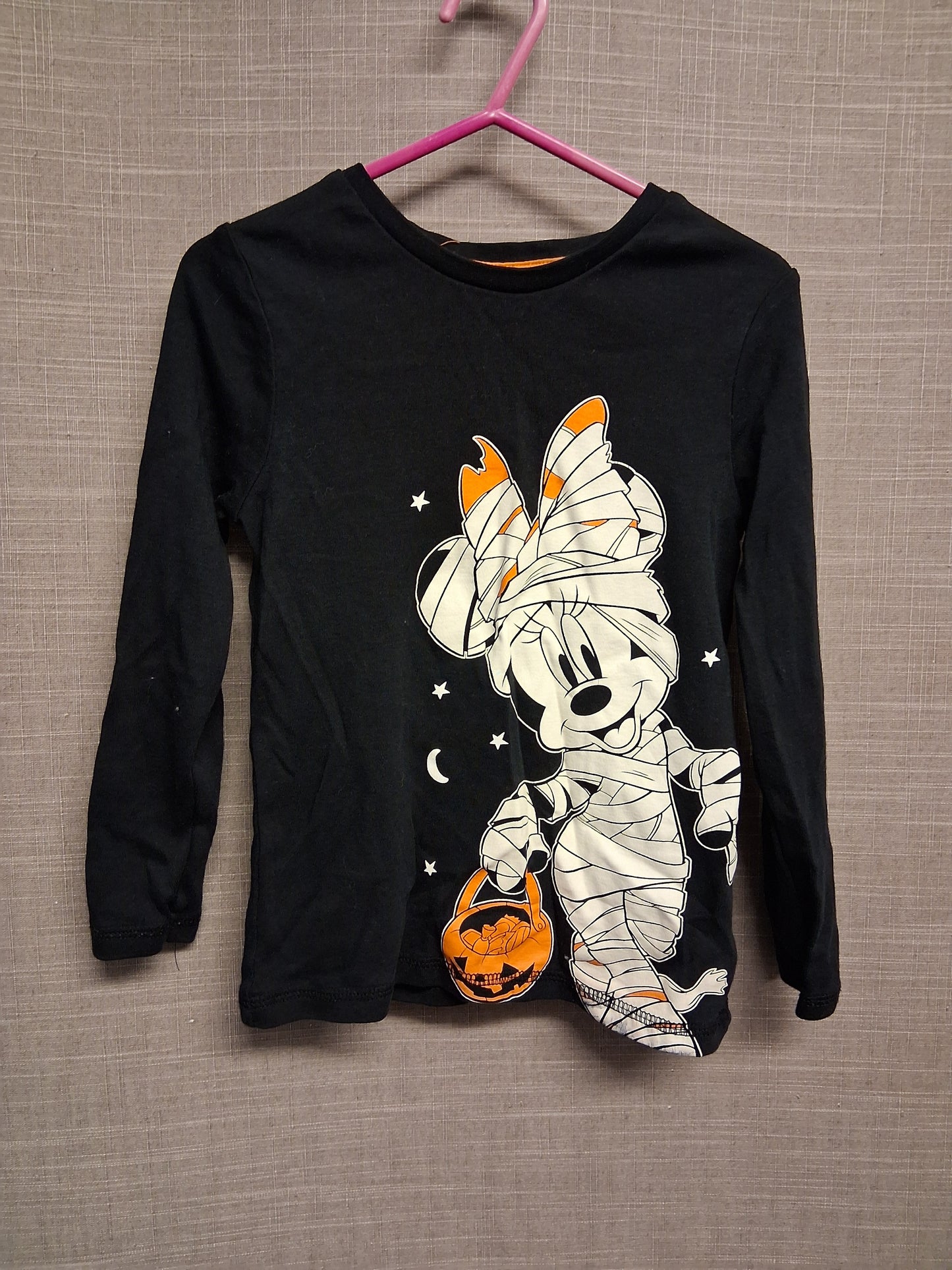 George Disney Minnie Mouse Halloween Long Sleeve T-Shirt Age 5-6 Years