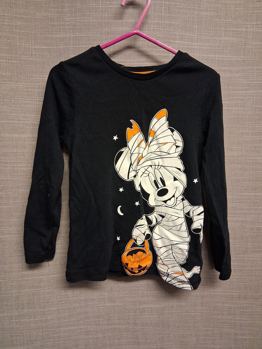 George Disney Minnie Mouse Halloween Long Sleeve T-Shirt Age 5-6 Years