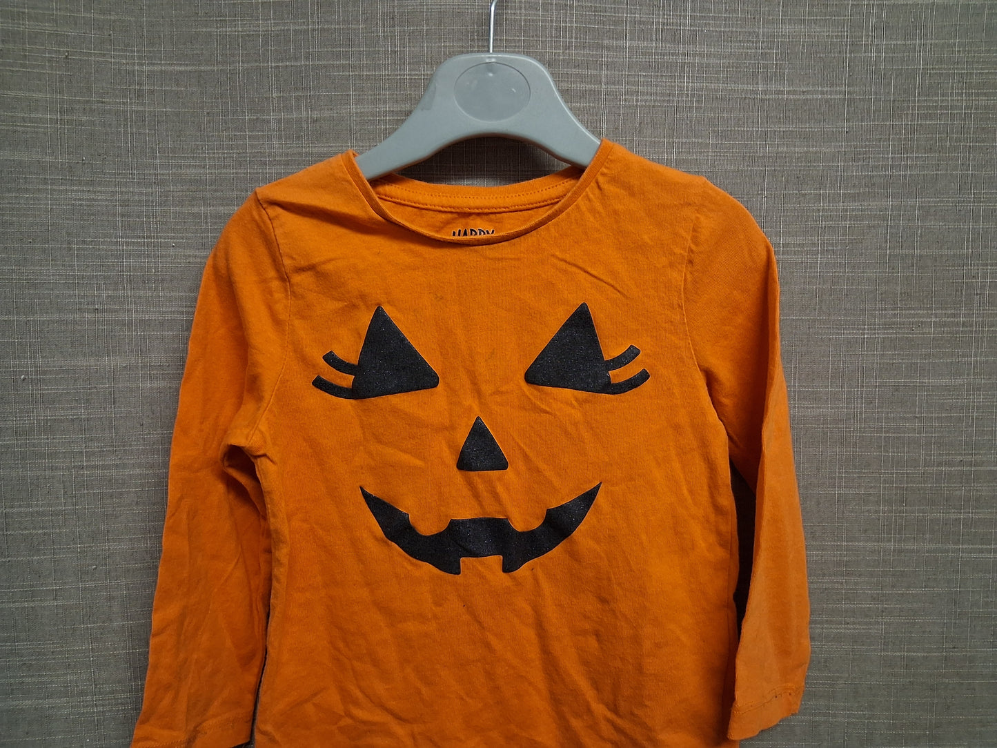 F&F Halloween Theme Orange Long Sleeve T-Shirt Age 18-24 Months