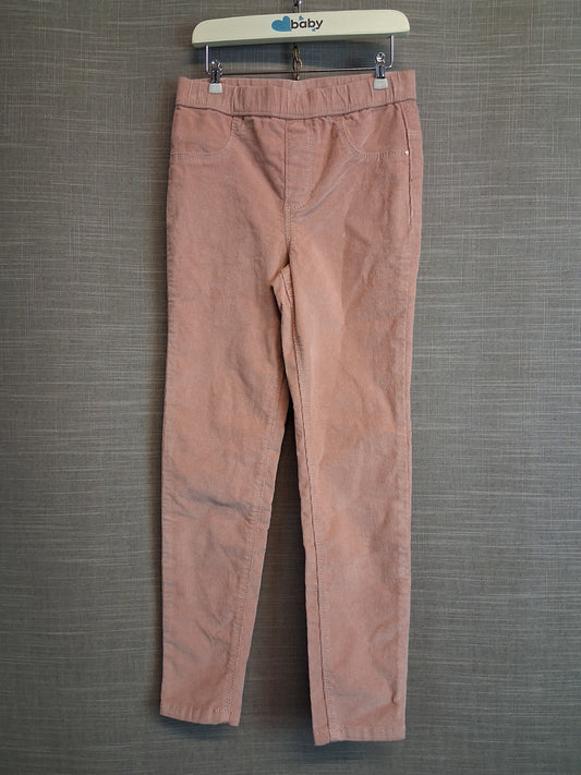 George Girls Corduroy Jeggings Nude Pink Age 7-8 Years