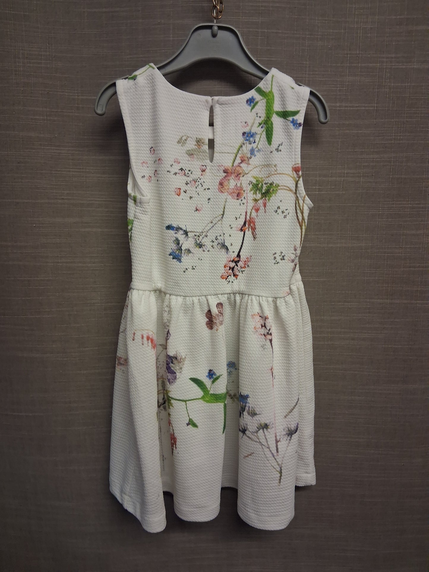Next Girls White Floral Summer Dress Sleeveless Age 4-5 Years