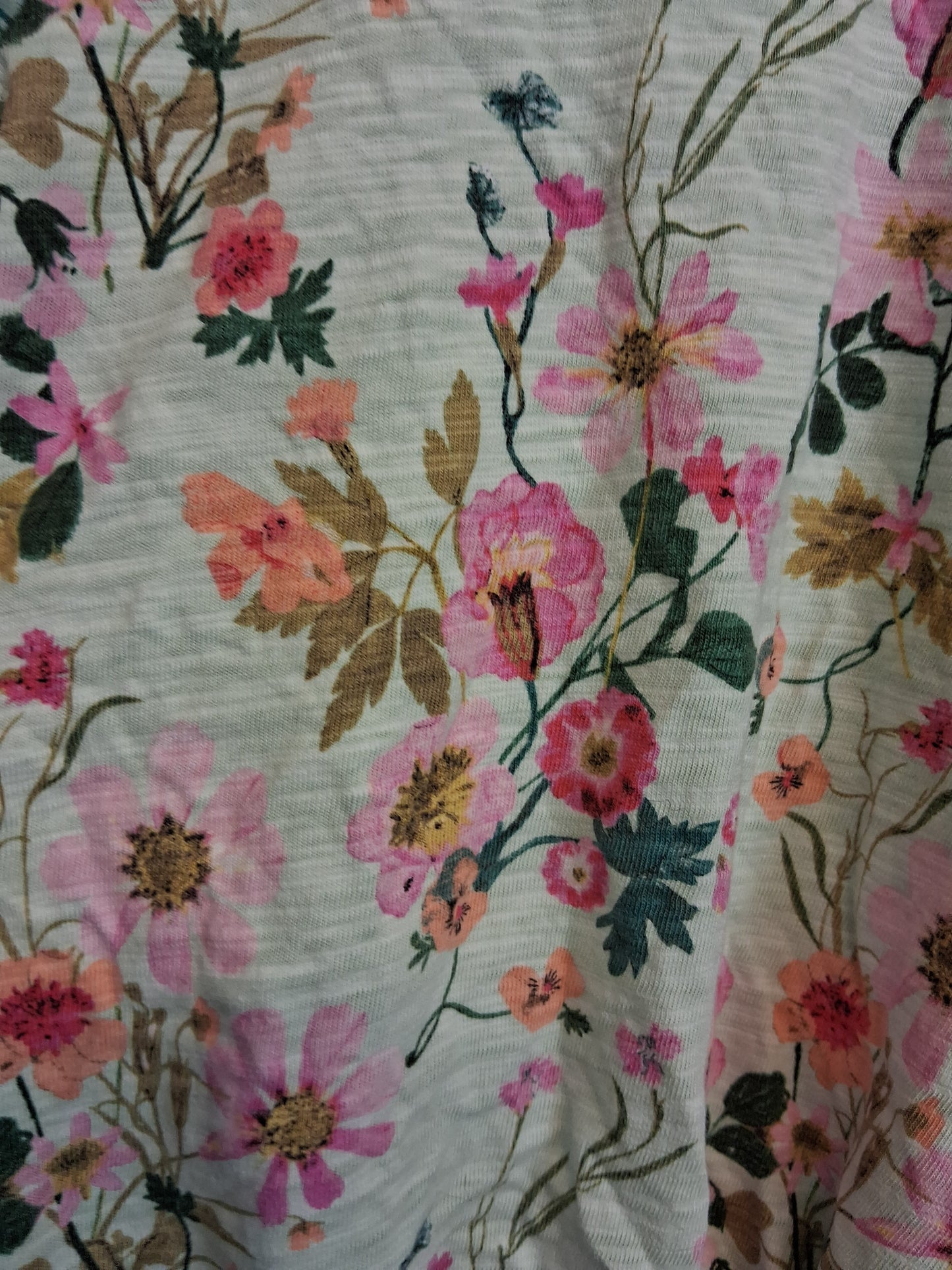 Next Girls Green Floral Sleeveless Bodysuit Age 12-18 Months