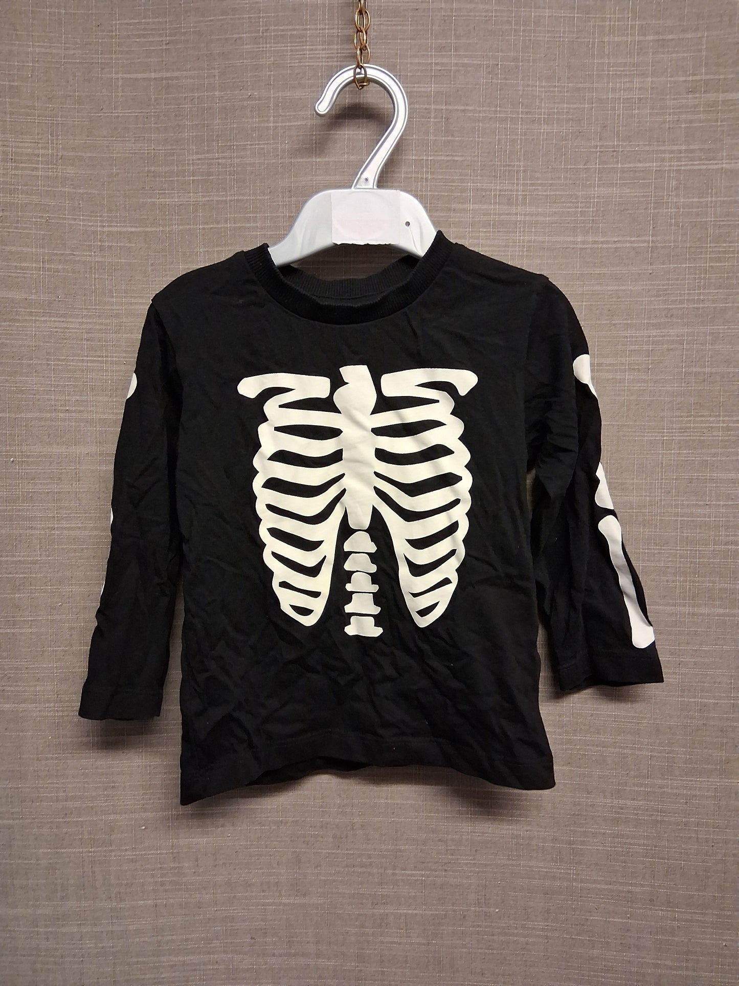 Matalan Boys Halloween Skeleton Long Sleeve T-Shirt Age 18-24 Months