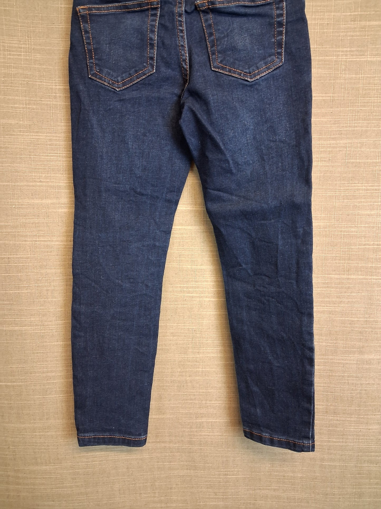 Primark Boys Skinny Blue Jeans Age 6-7 Years Adjustable Waist