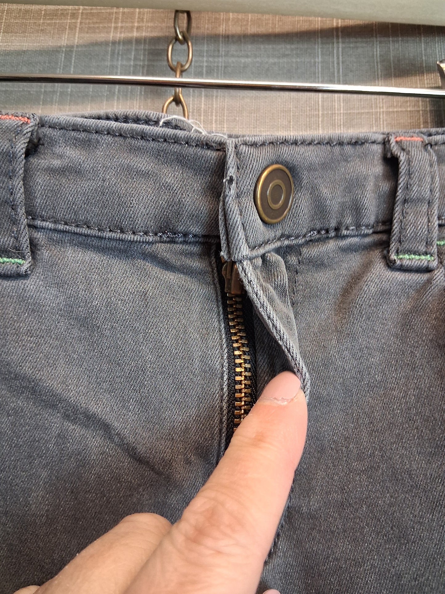 White Stuff Boys Grey Straight Leg Jeans Age 9-10 Years