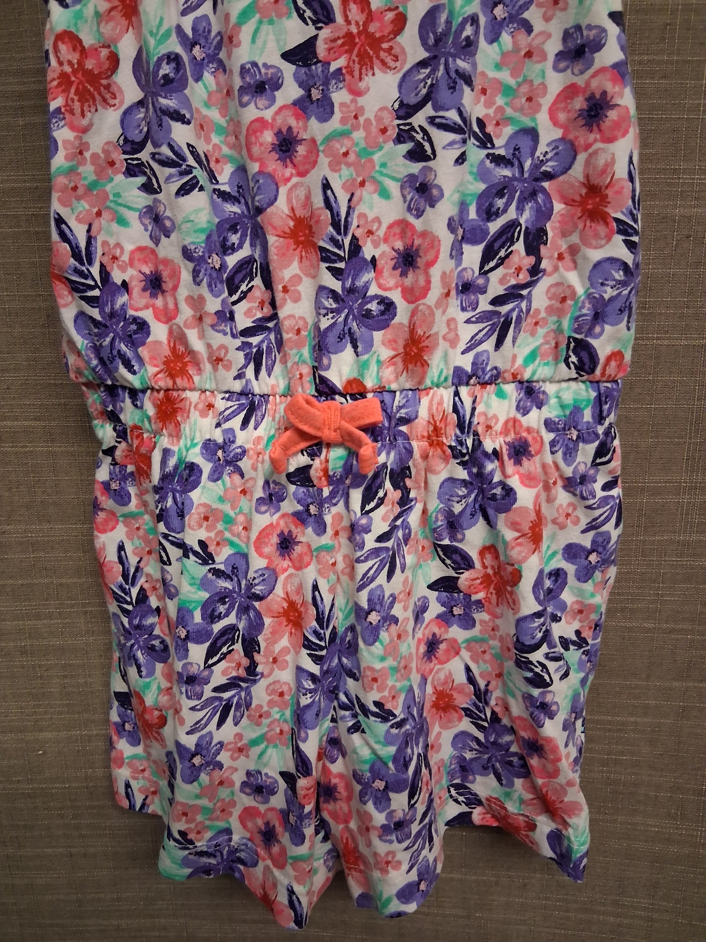 George Girls Multicolour Floral Jersey Playsuit Age 2-3 Years