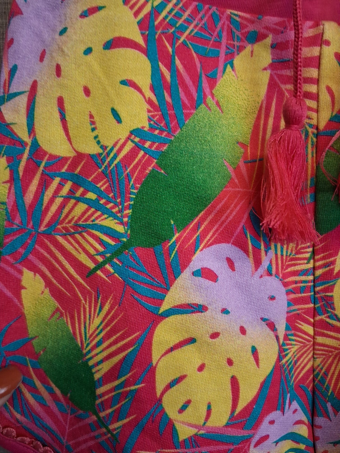 George Girls Floral Pink Shorts Age 7-8 Years New
