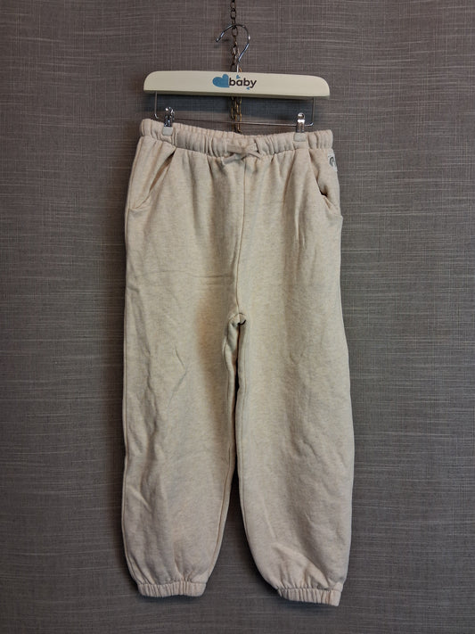 Next Girls Cream Jersey Joggers Age 5-6 Years