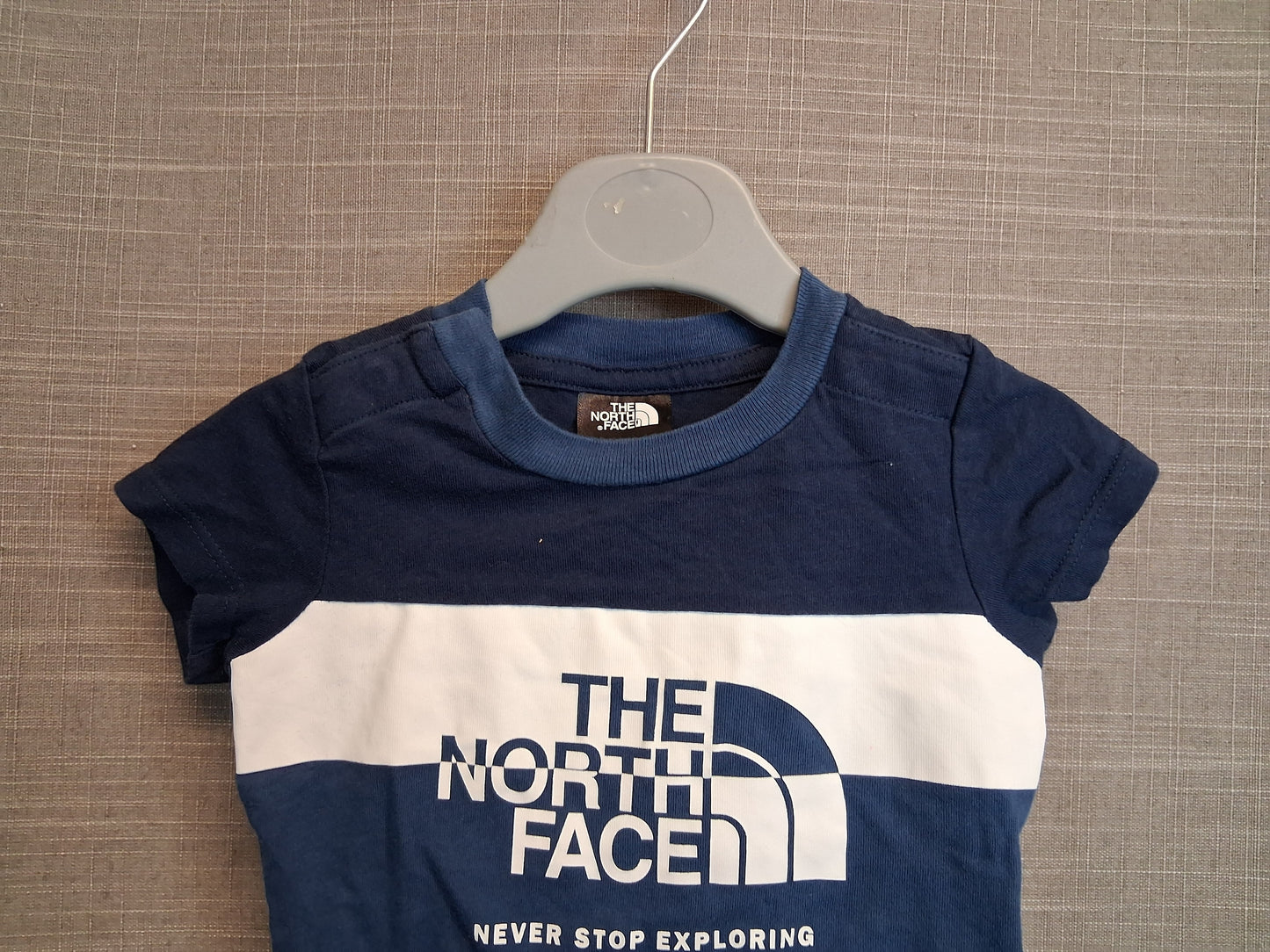 The North Face Boys Blue T-Shirt Short Sleeve Age 0-3 Months