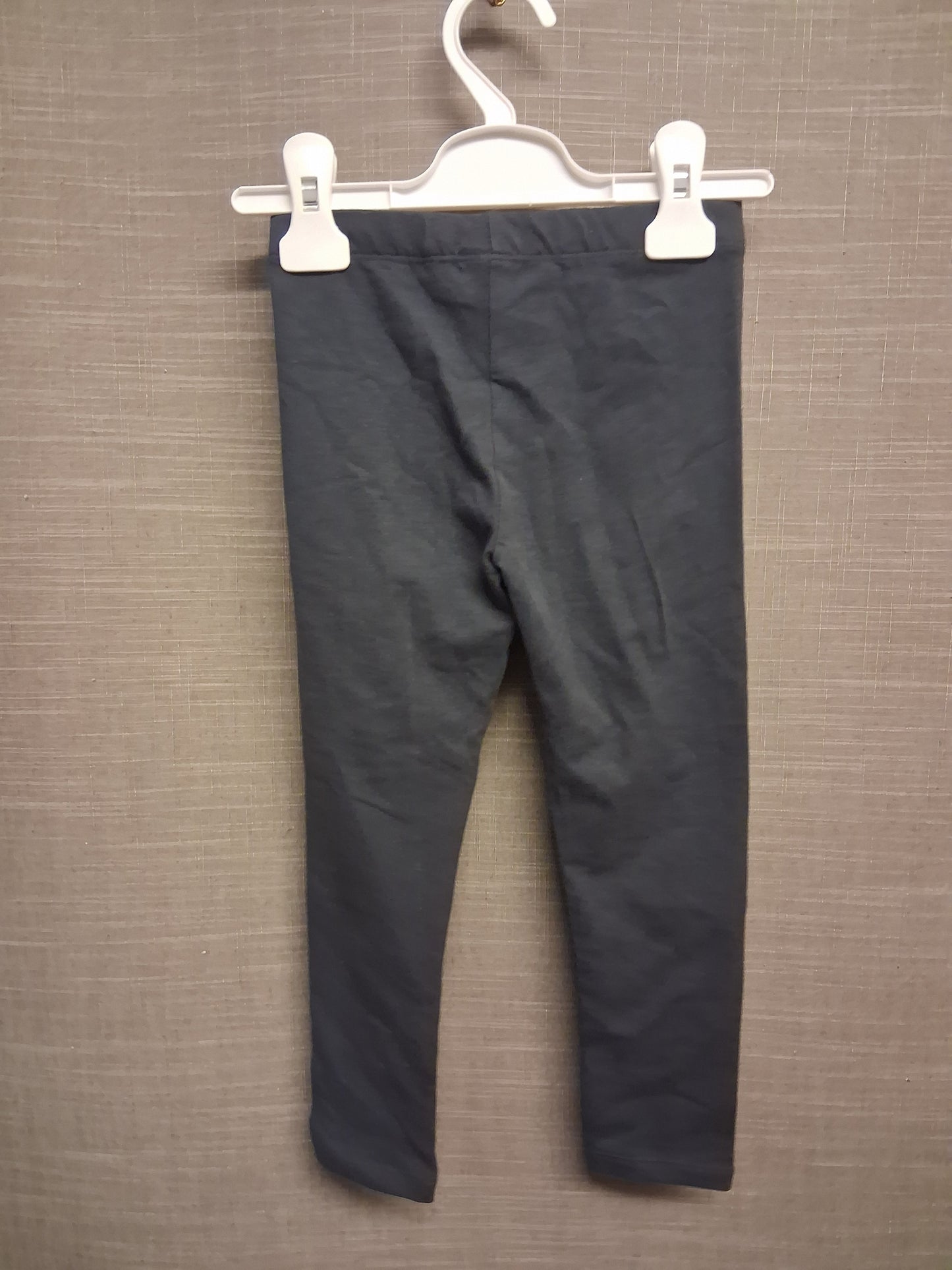 Next Girls Rainbow Knees Navy Leggings Age 4-5 Years