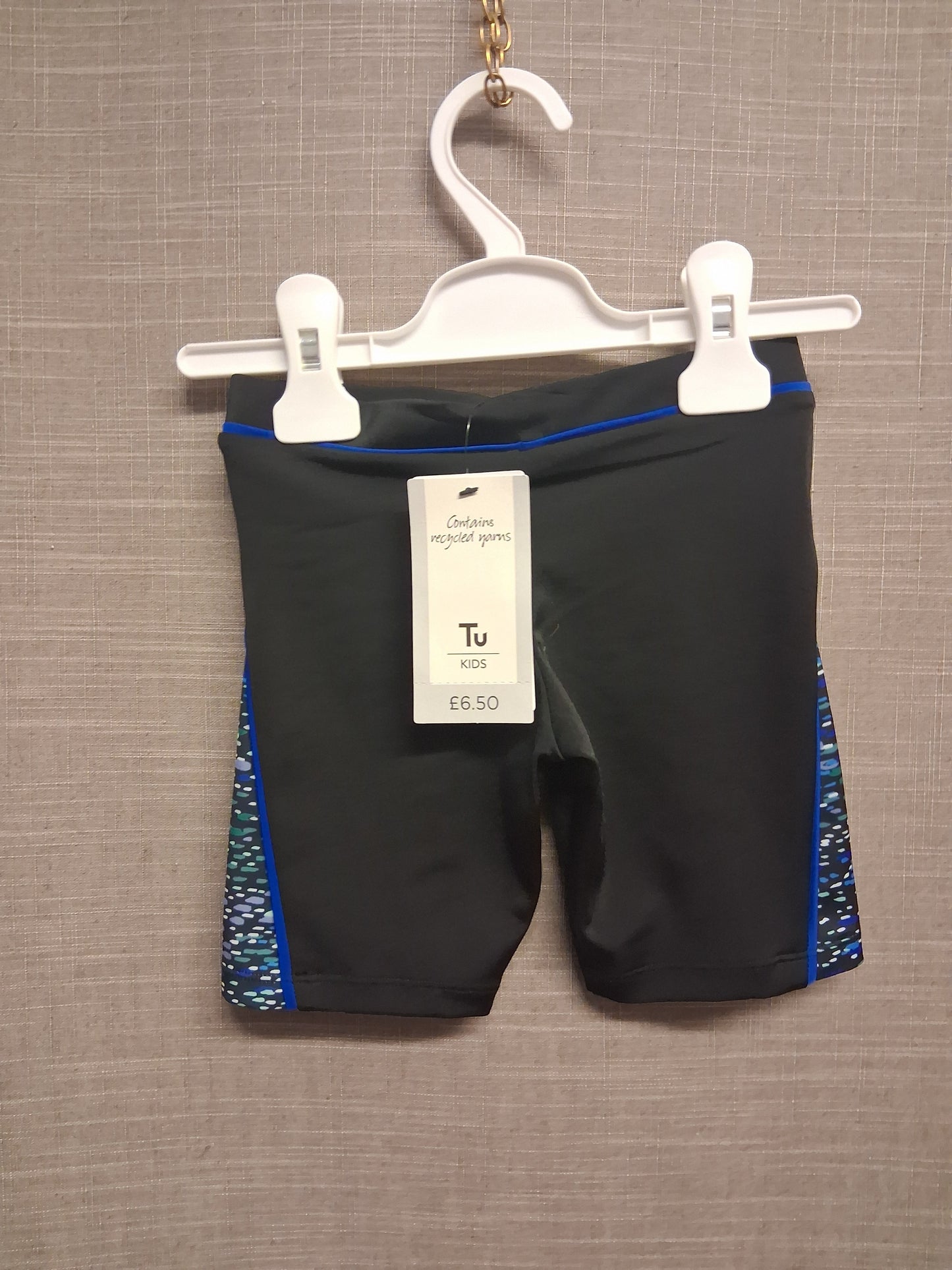 TU Boys Black Swim Shorts Age 4 Years New