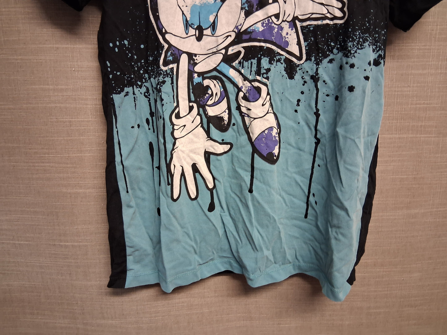 Next Boys Navy Blue Sonic The Hedgehog T-Shirt Age 16 Years